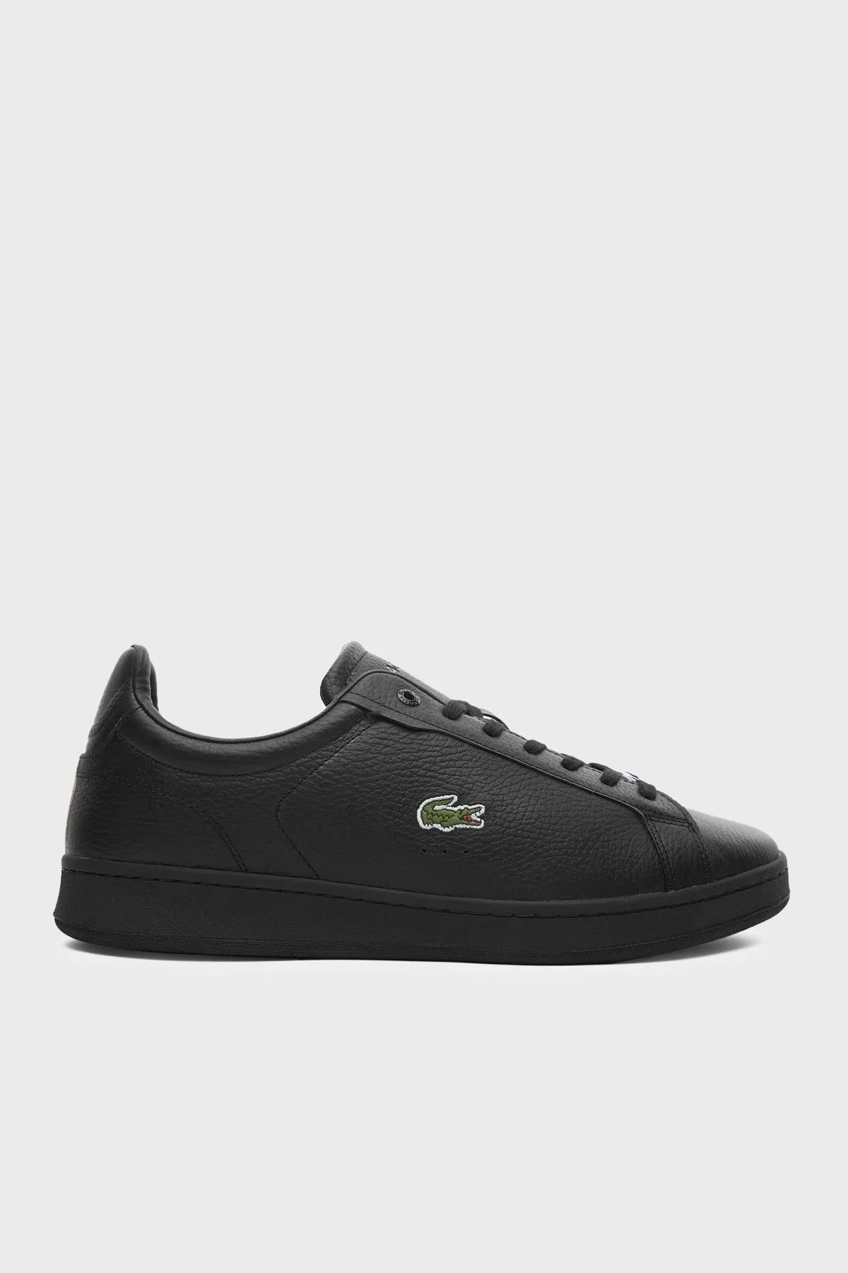 Lacoste Carnaby Deri Logolu Günlük Sneaker Erkek Ayakkabı 745SMA0113T 02H SİYAH - 1