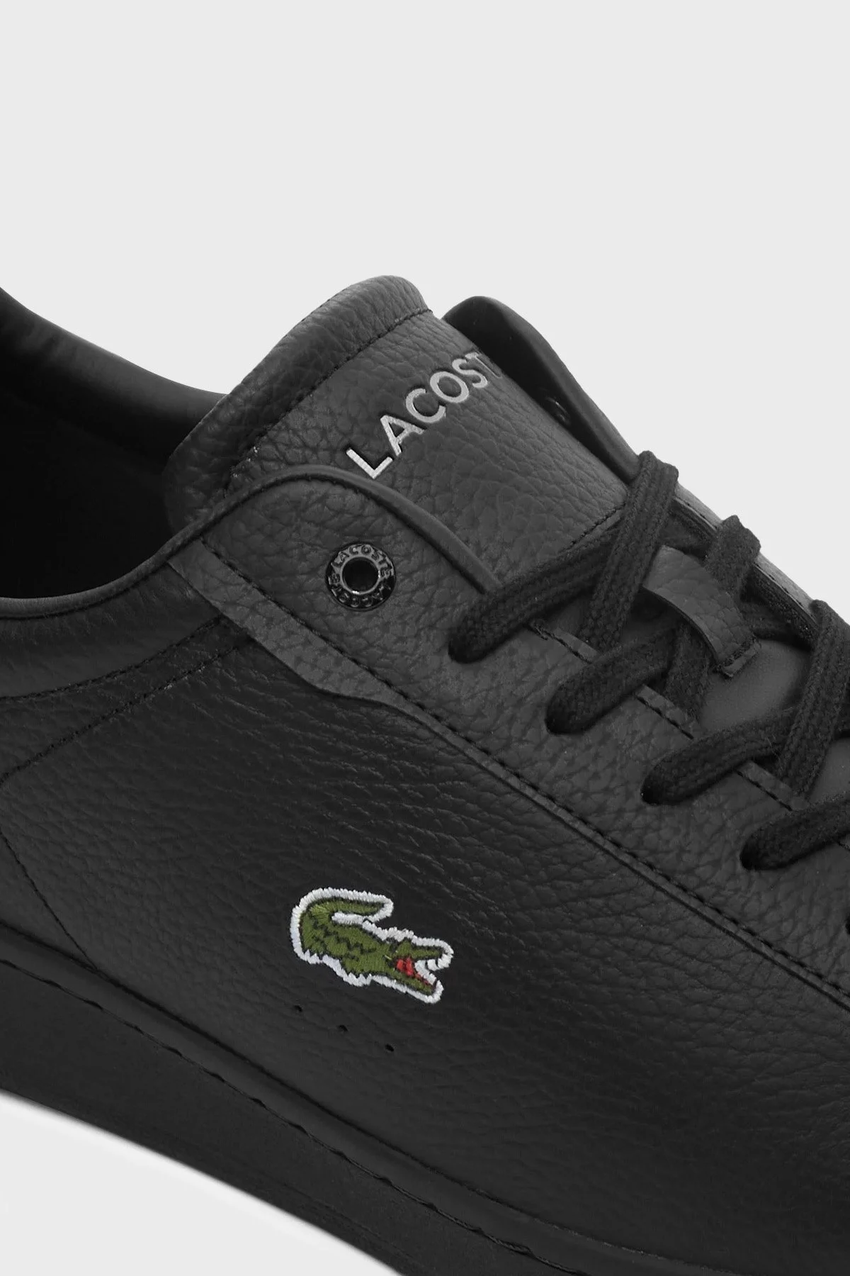 Lacoste Carnaby Deri Logolu Günlük Sneaker Erkek Ayakkabı 745SMA0113T 02H SİYAH - 6