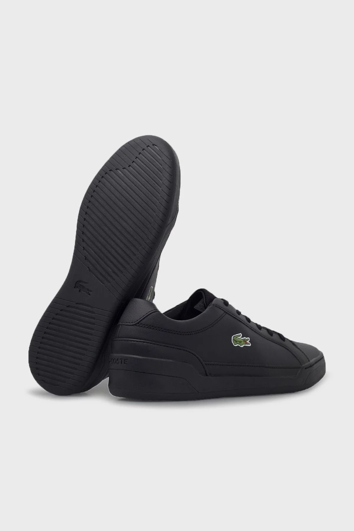 Lacoste Deri Sneaker Erkek Ayakkabı 740SMA0080 02H SİYAH - 4