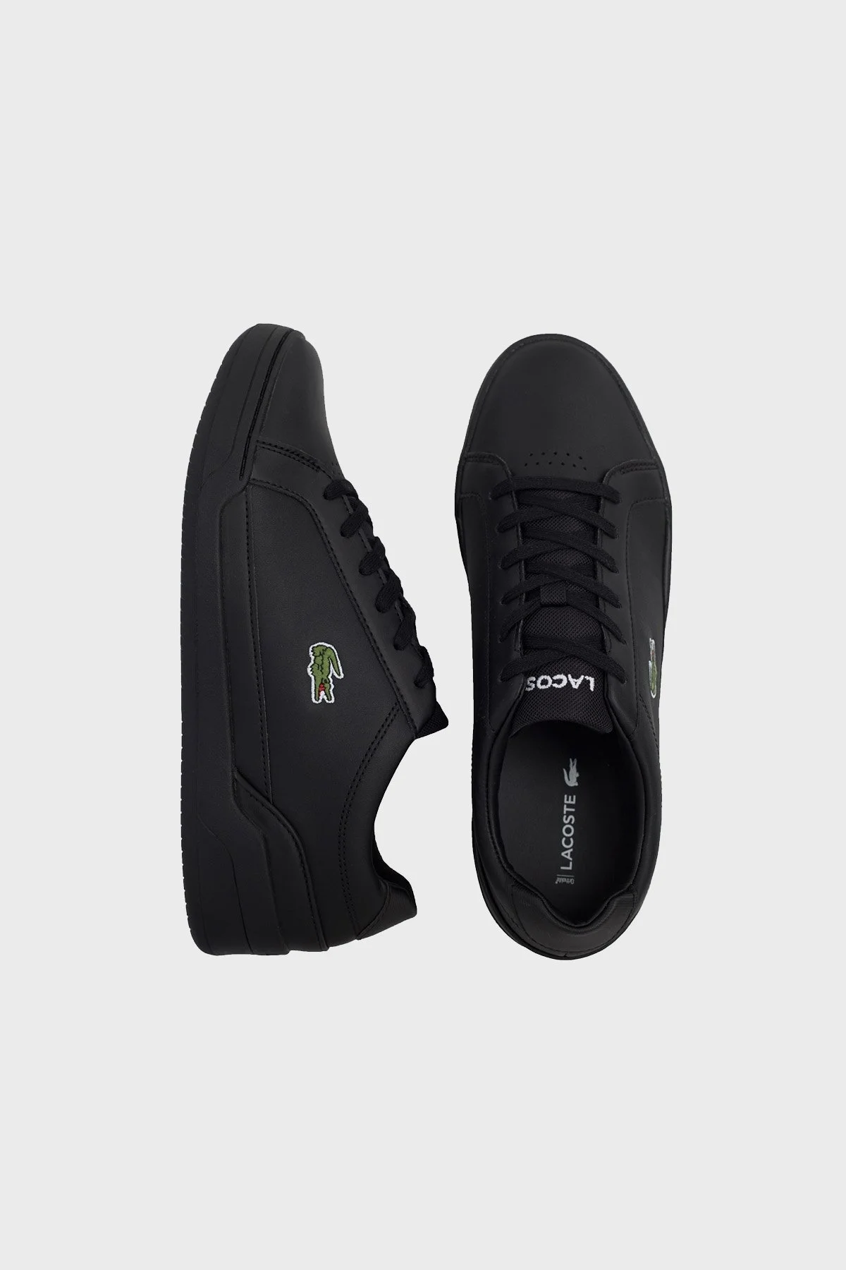Lacoste Deri Sneaker Erkek Ayakkabı 740SMA0080 02H SİYAH - 5