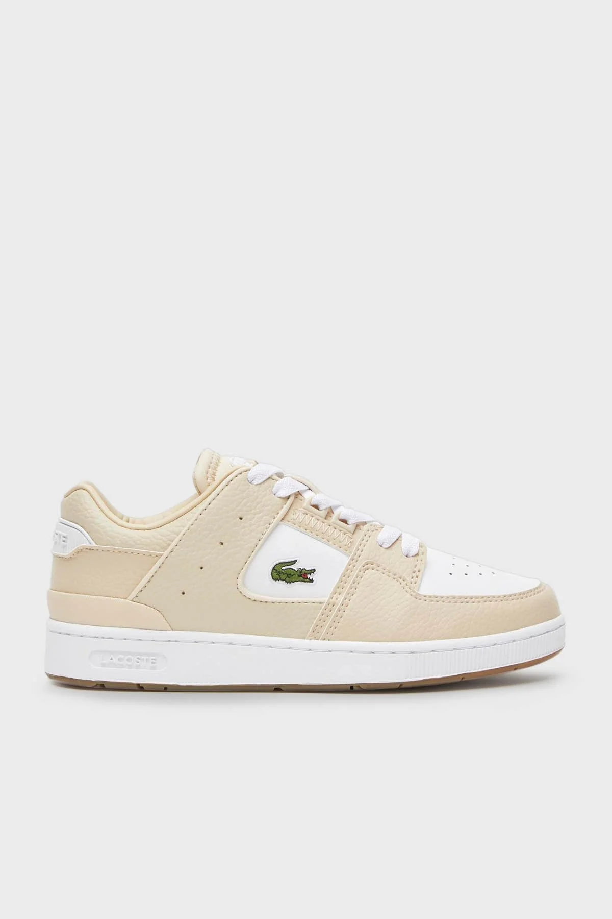 Lacoste Court Sneaker Bayan Ayakkabı 745SFA0091 Y37 BEJ-BEYAZ - 1