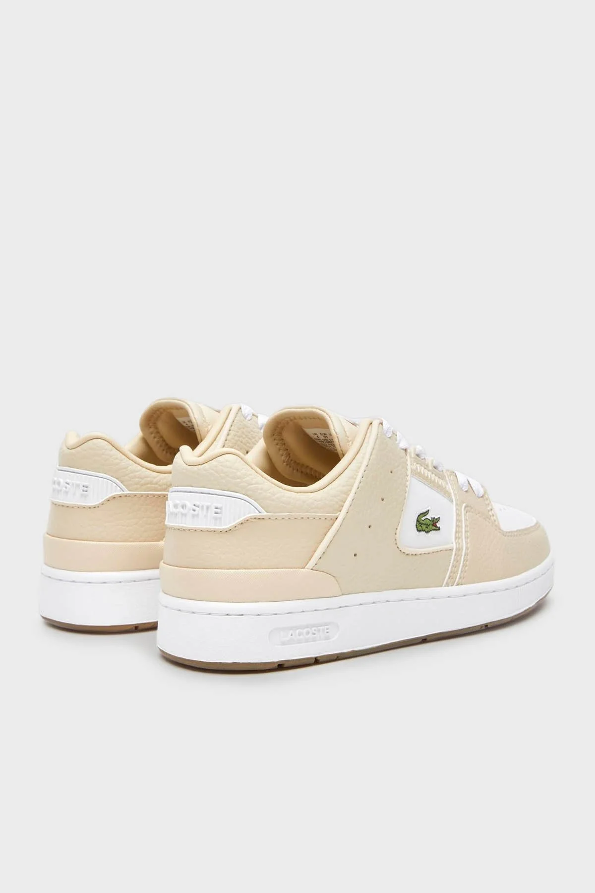Lacoste Court Sneaker Bayan Ayakkabı 745SFA0091 Y37 BEJ-BEYAZ - 3
