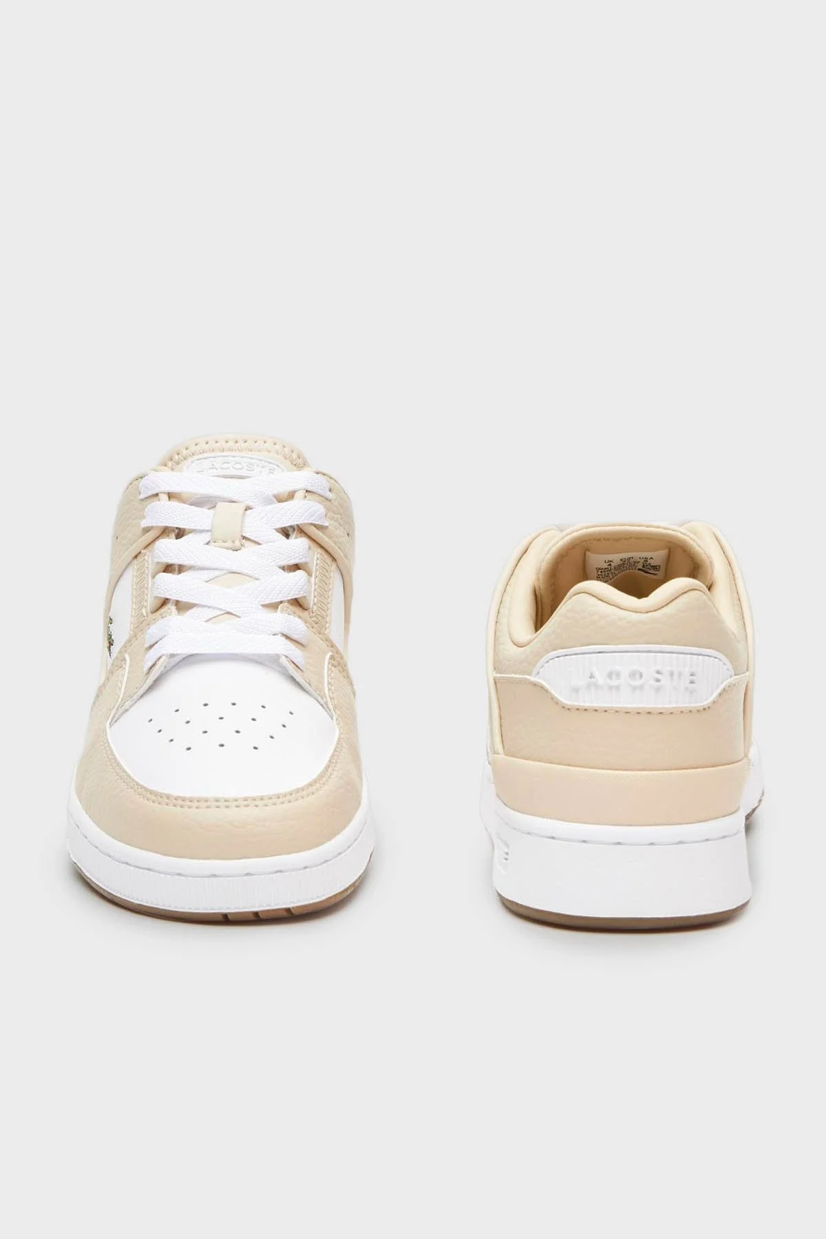 Lacoste Court Sneaker Bayan Ayakkabı 745SFA0091 Y37 BEJ-BEYAZ - 6
