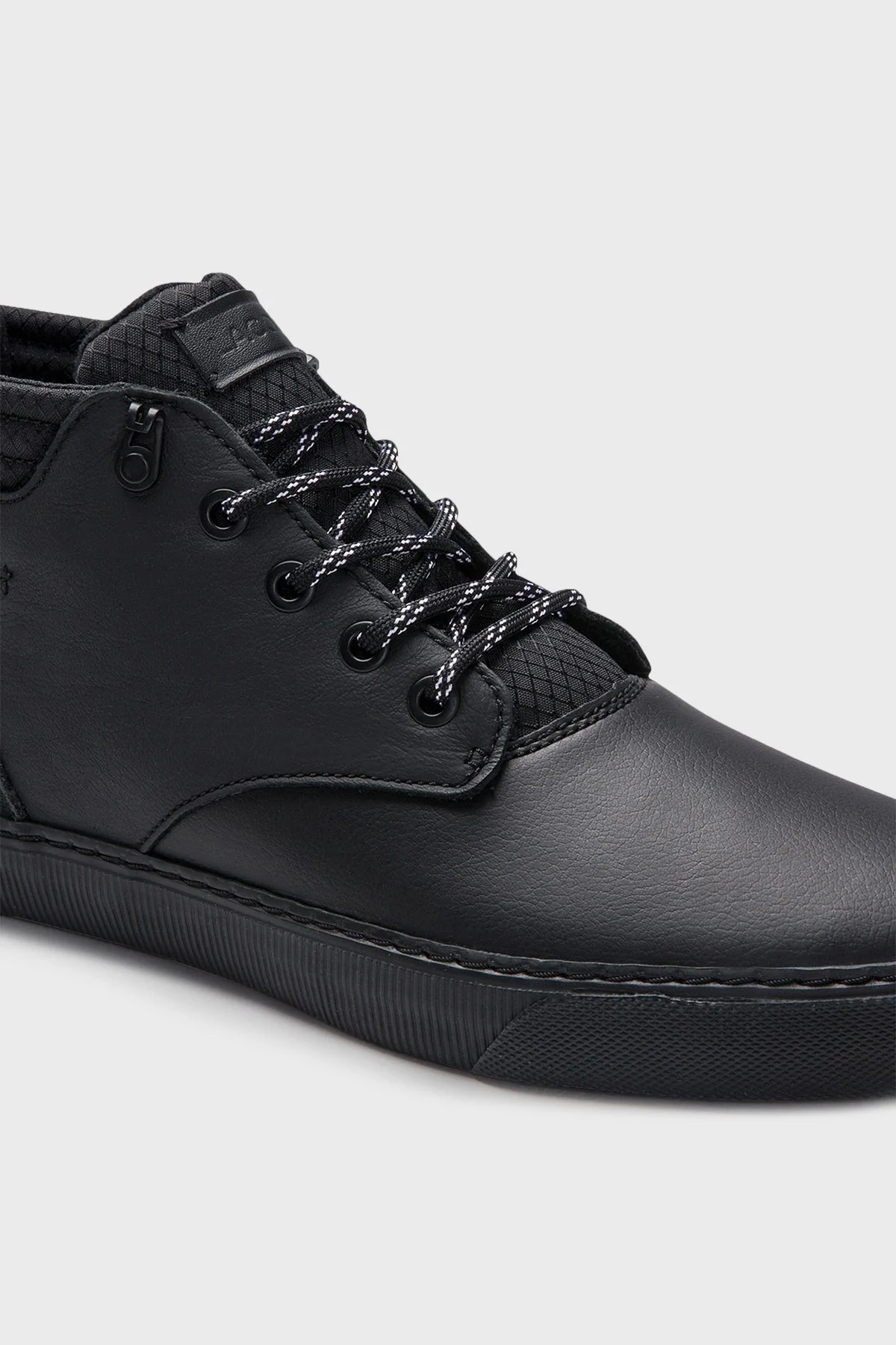 Lacoste Deri Bilekli Sneaker Erkek Ayakkabı 740CMA0020 02H SİYAH - 5