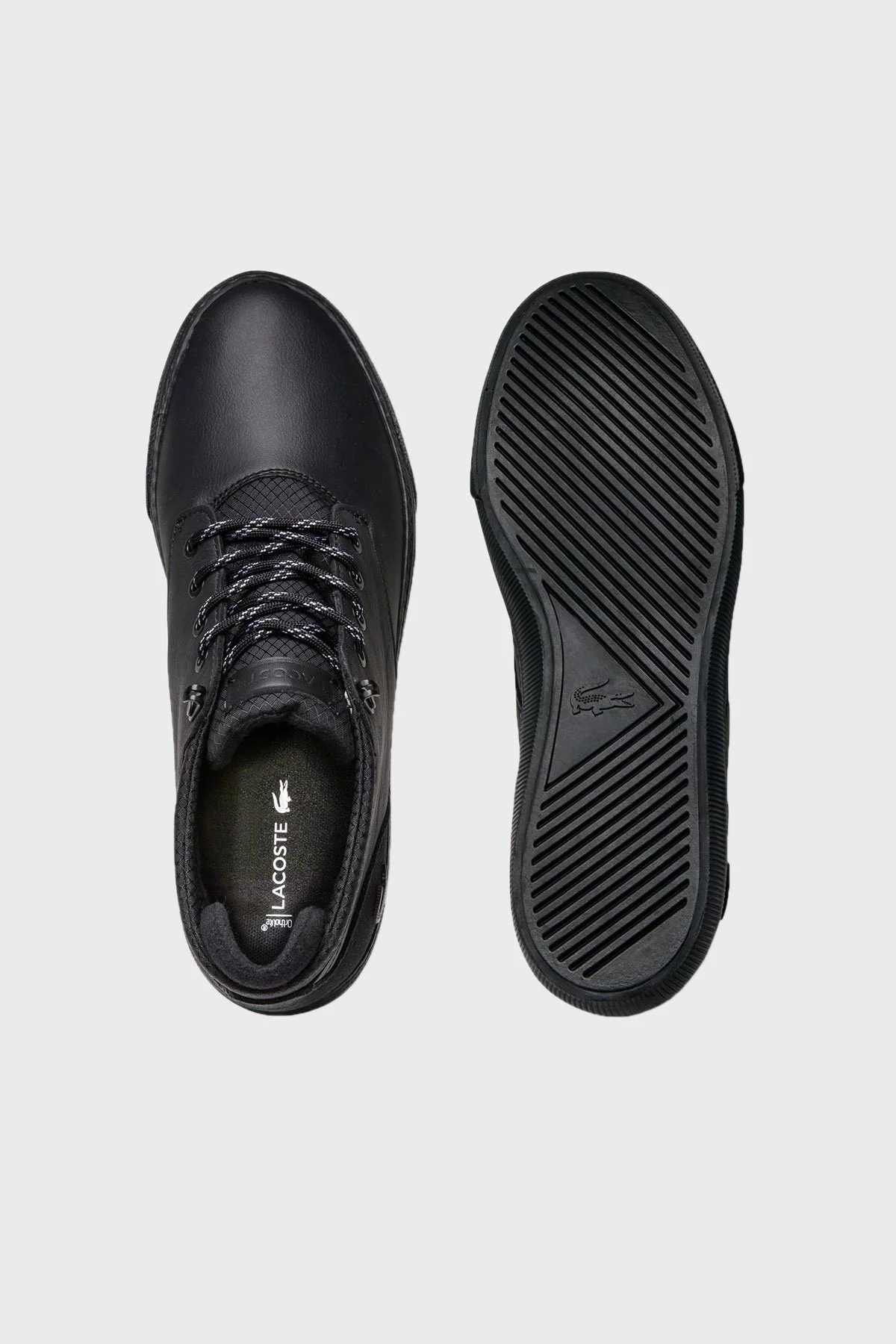 Lacoste Deri Bilekli Sneaker Erkek Ayakkabı 740CMA0020 02H SİYAH - 6