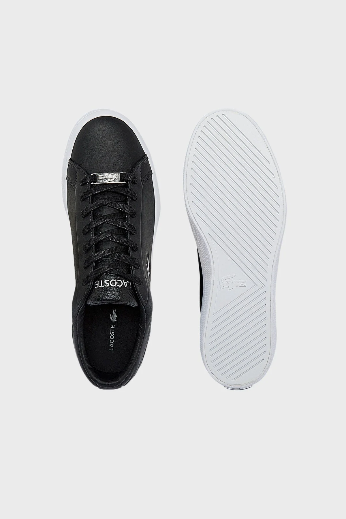 Lacoste Deri Sneaker Bayan Ayakkabı 743CFA0010 22F SİYAH - 5