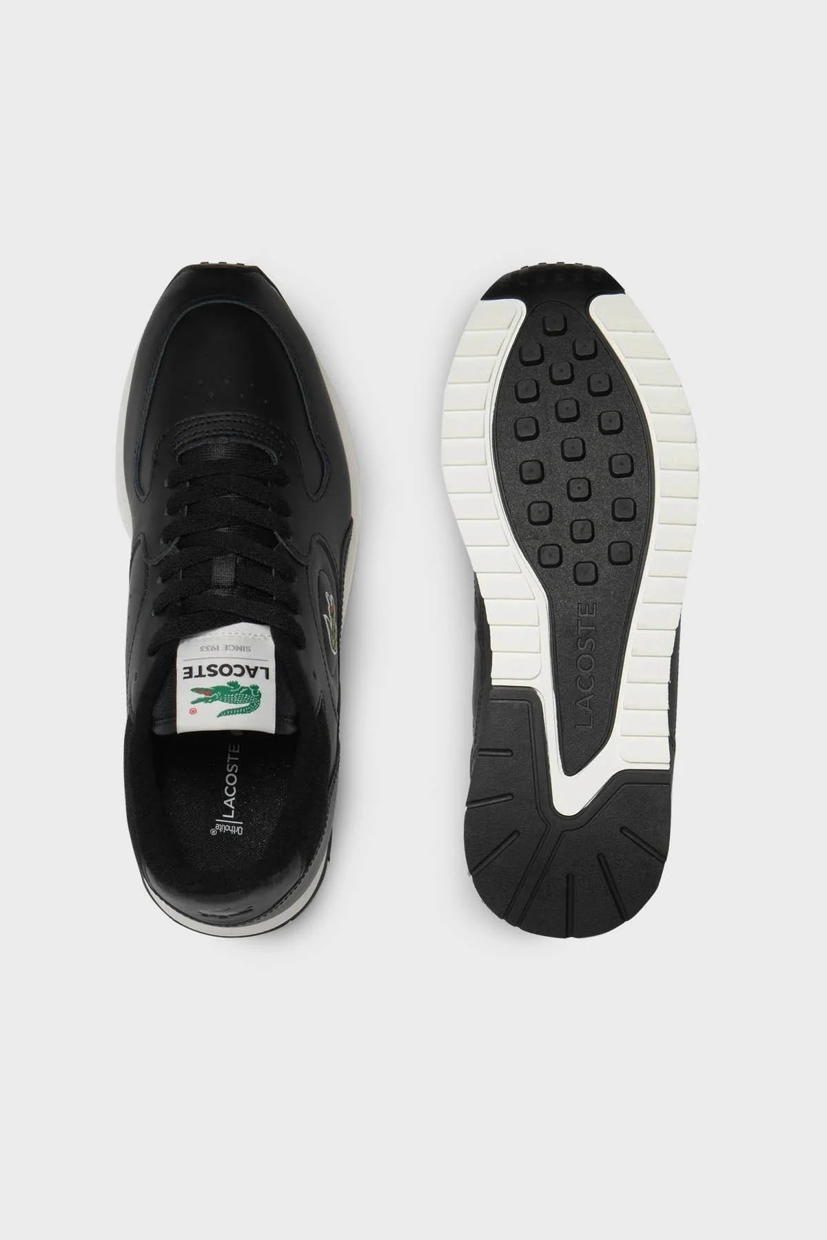 Lacoste Linetrack Sneaker Erkek Ayakkabı 746SMA0012 454 SİYAH-BEYAZ - 4