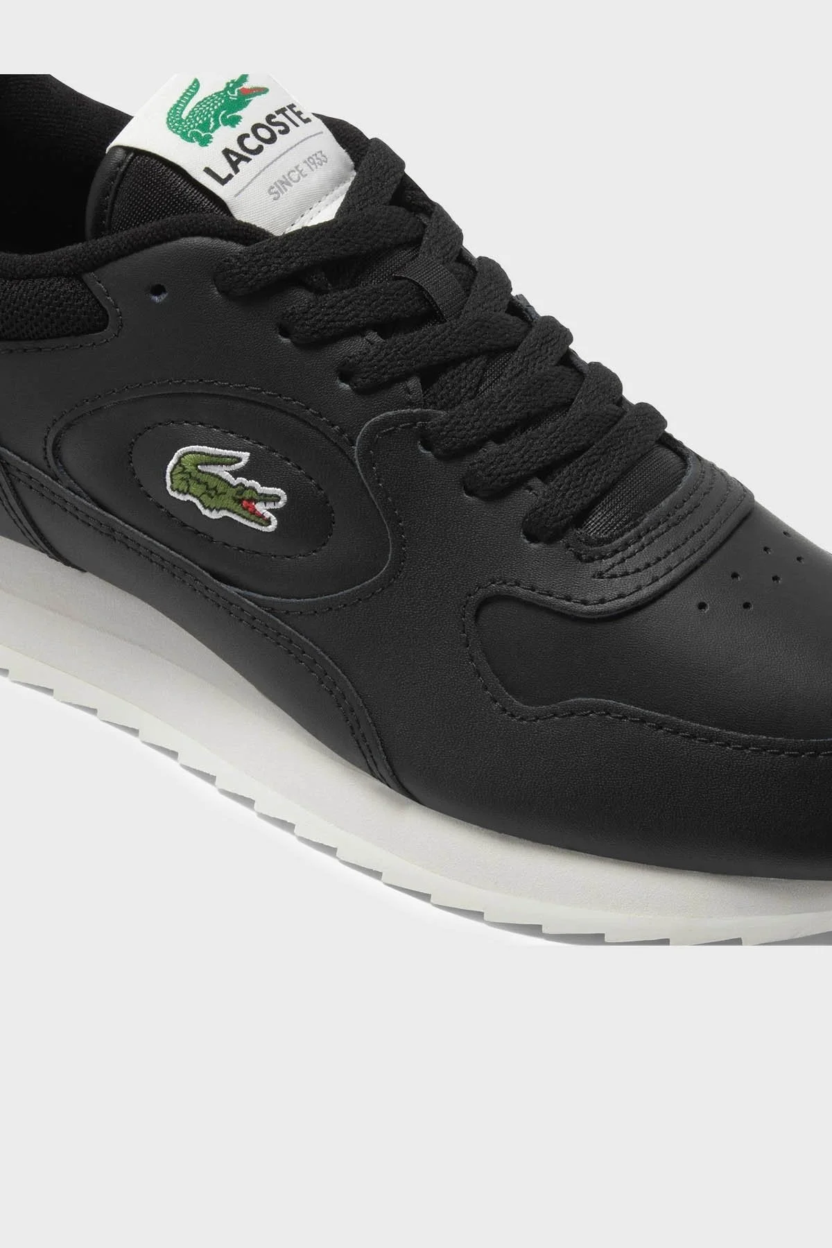 Lacoste Linetrack Sneaker Erkek Ayakkabı 746SMA0012 454 SİYAH-BEYAZ - 6
