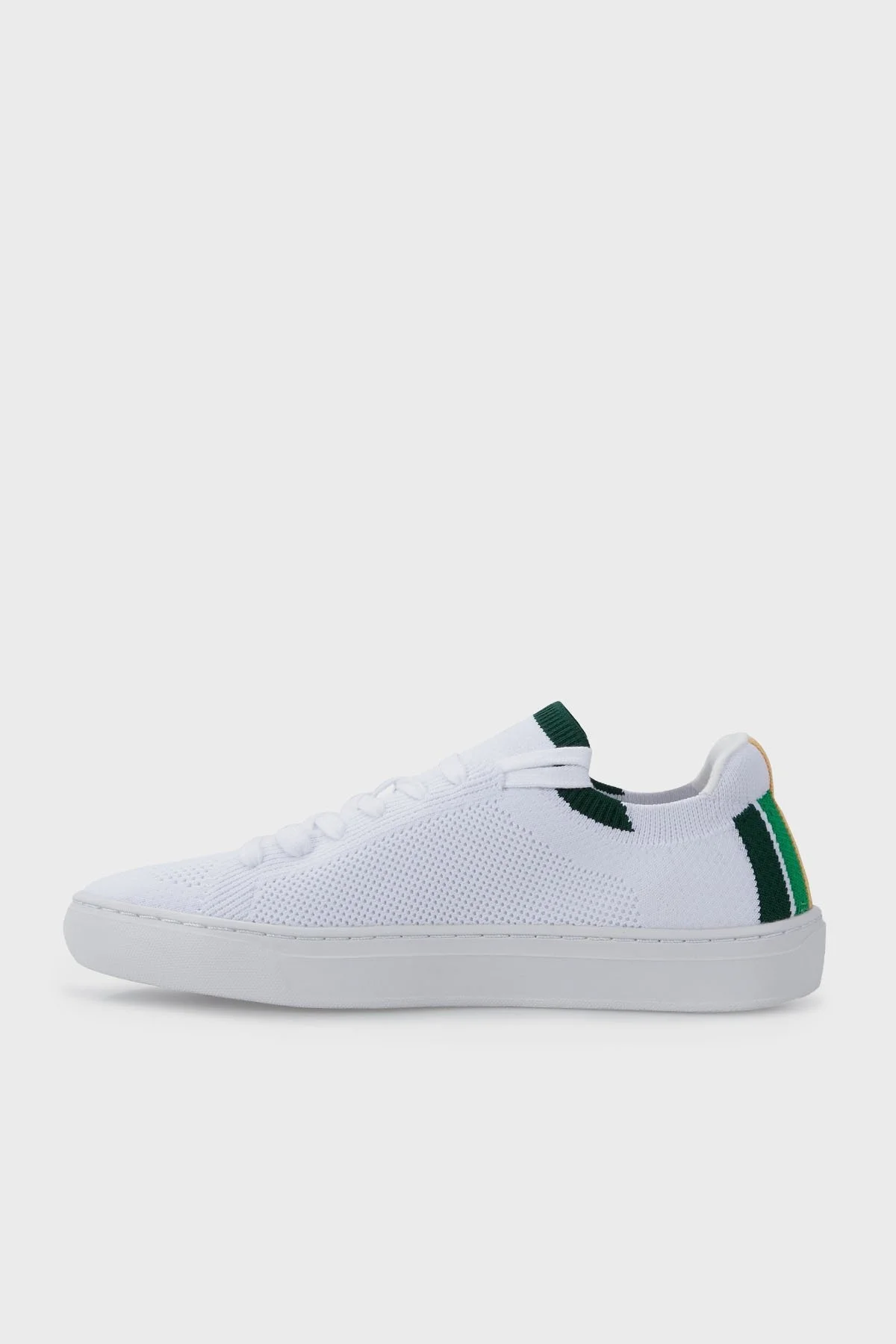 Lacoste Logolu Bağcıklı Sneaker Erkek Ayakkabı 743CMA0014 082 BEYAZ - 2