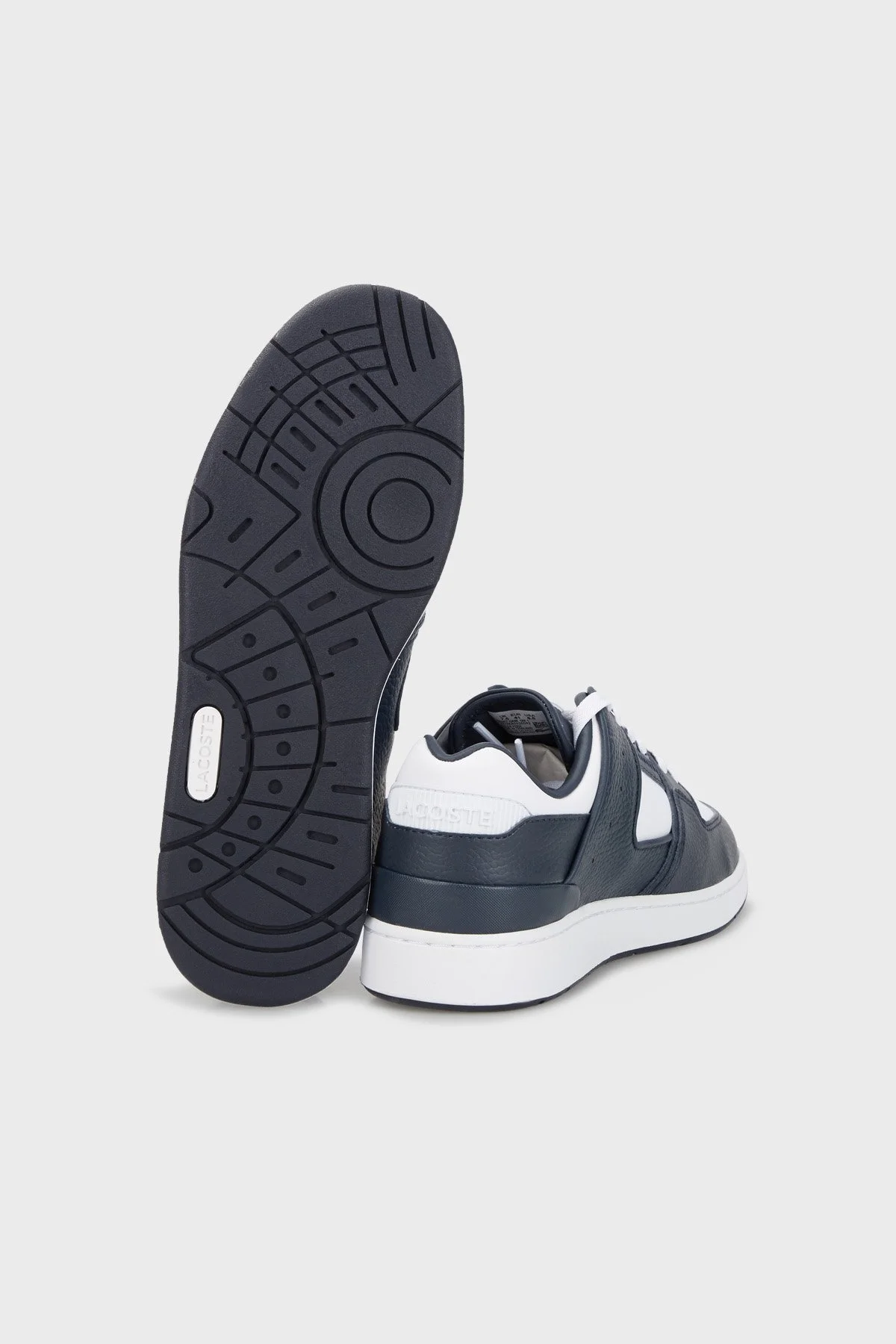 Lacoste Logolu Court Sneaker Erkek Ayakkabı 745SMA0025 042 BEYAZ-LACİVERT - 4