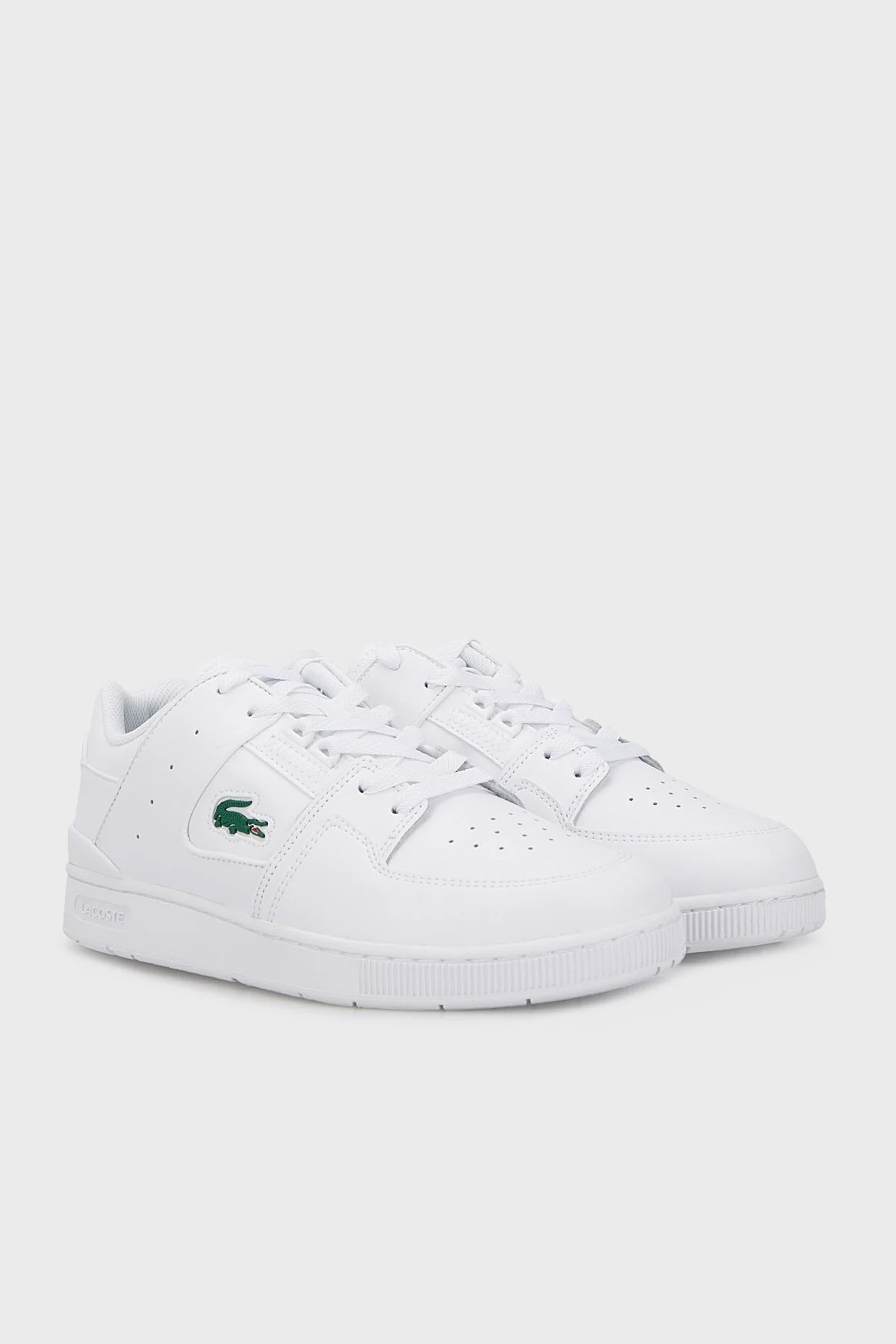 Lacoste Logolu Deri Court Sneaker Erkek Ayakkabı 741SMA0027 21G BEYAZ - 3