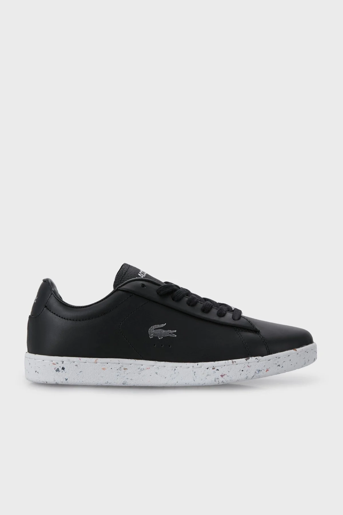 Lacoste Logolu Deri Sneaker Bayan Ayakkabı 743SFA0016T 22F SİYAH - 1