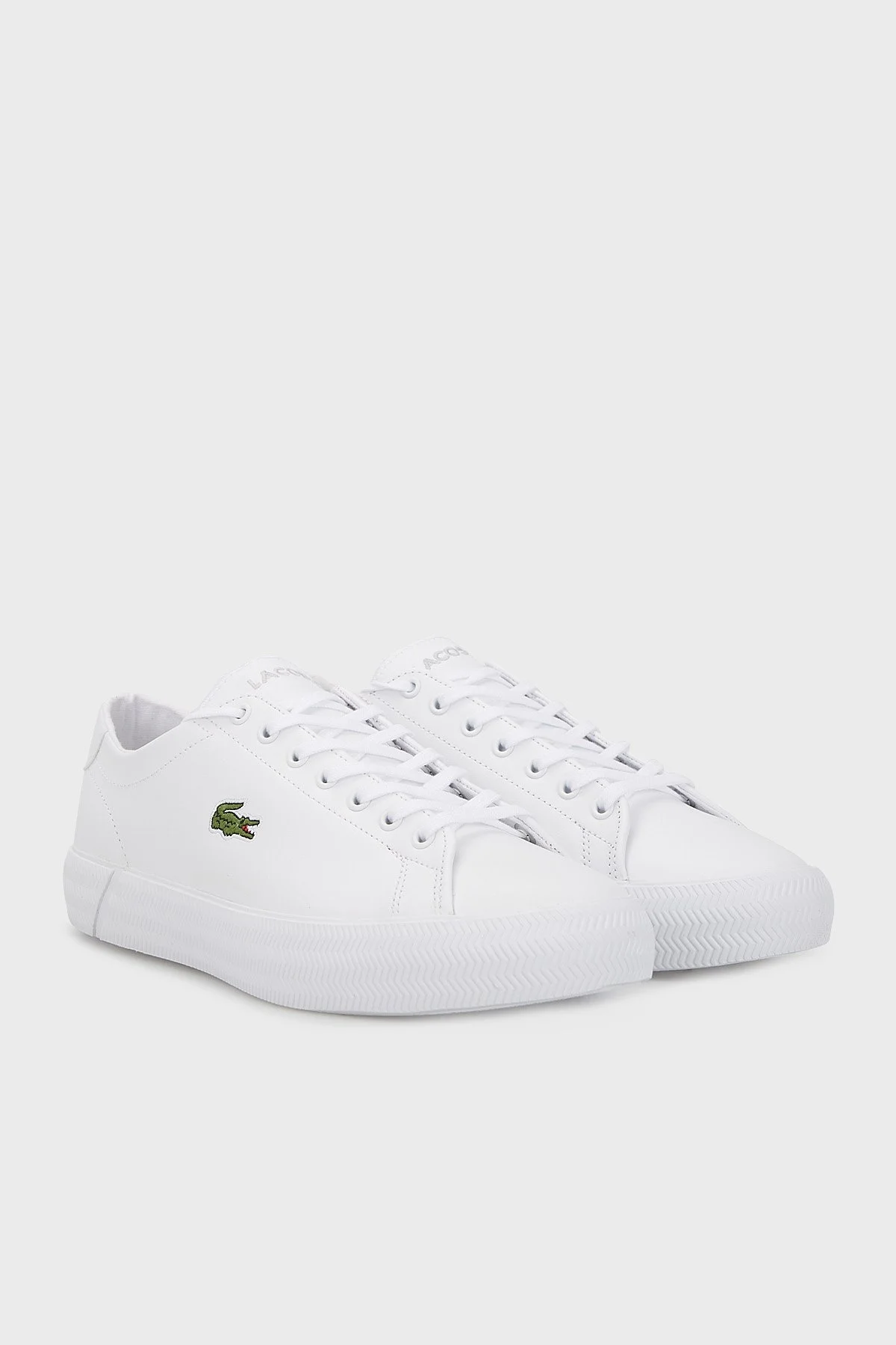 Lacoste Logolu Deri Sneaker Erkek Ayakkabı 741CMA0014 21G BEYAZ - 3