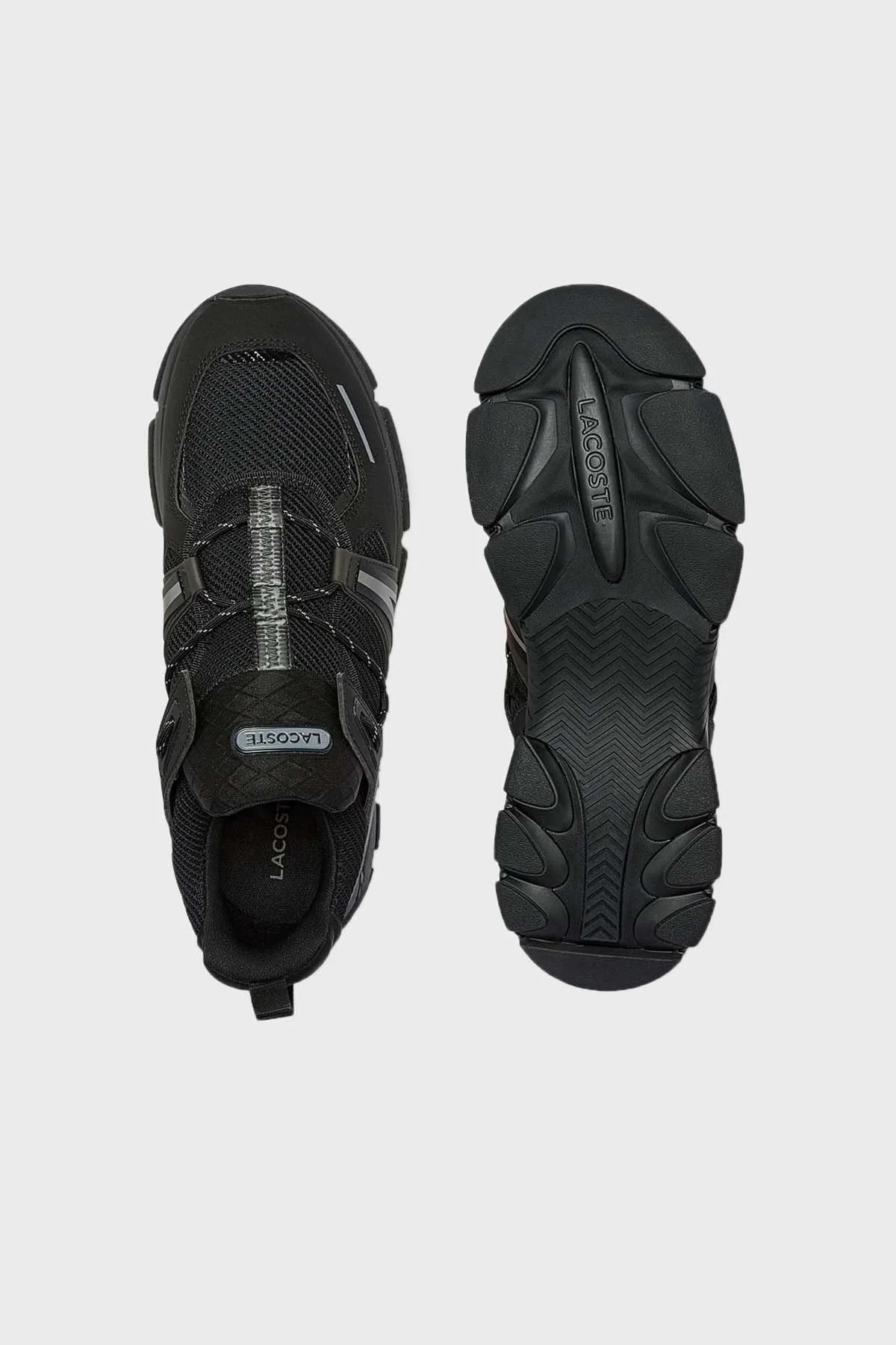 Lacoste Logolu Sneaker Erkek Ayakkabı 743SMA0064 02H SİYAH - 4