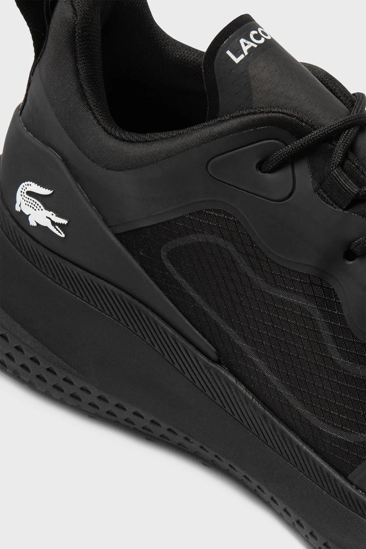 Lacoste Logolu Sneaker Erkek Ayakkabı 745SMA0052 02H SİYAH-SİYAH - 5