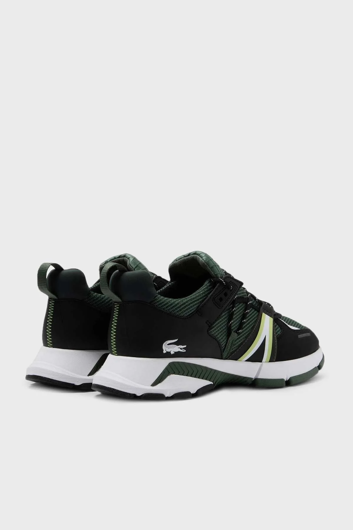 Lacoste Logolu Sneaker Erkek Ayakkabı 746SMA0002 GB1 YEŞİL-SİYAH - 3