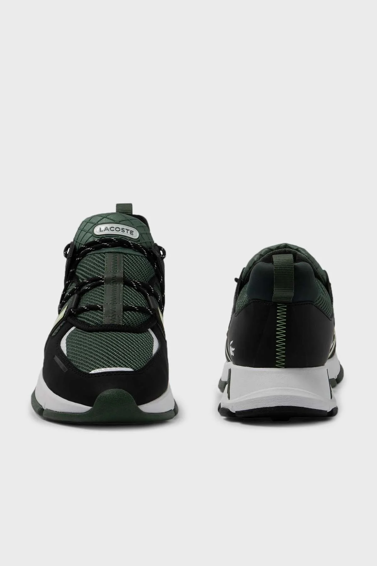 Lacoste Logolu Sneaker Erkek Ayakkabı 746SMA0002 GB1 YEŞİL-SİYAH - 5