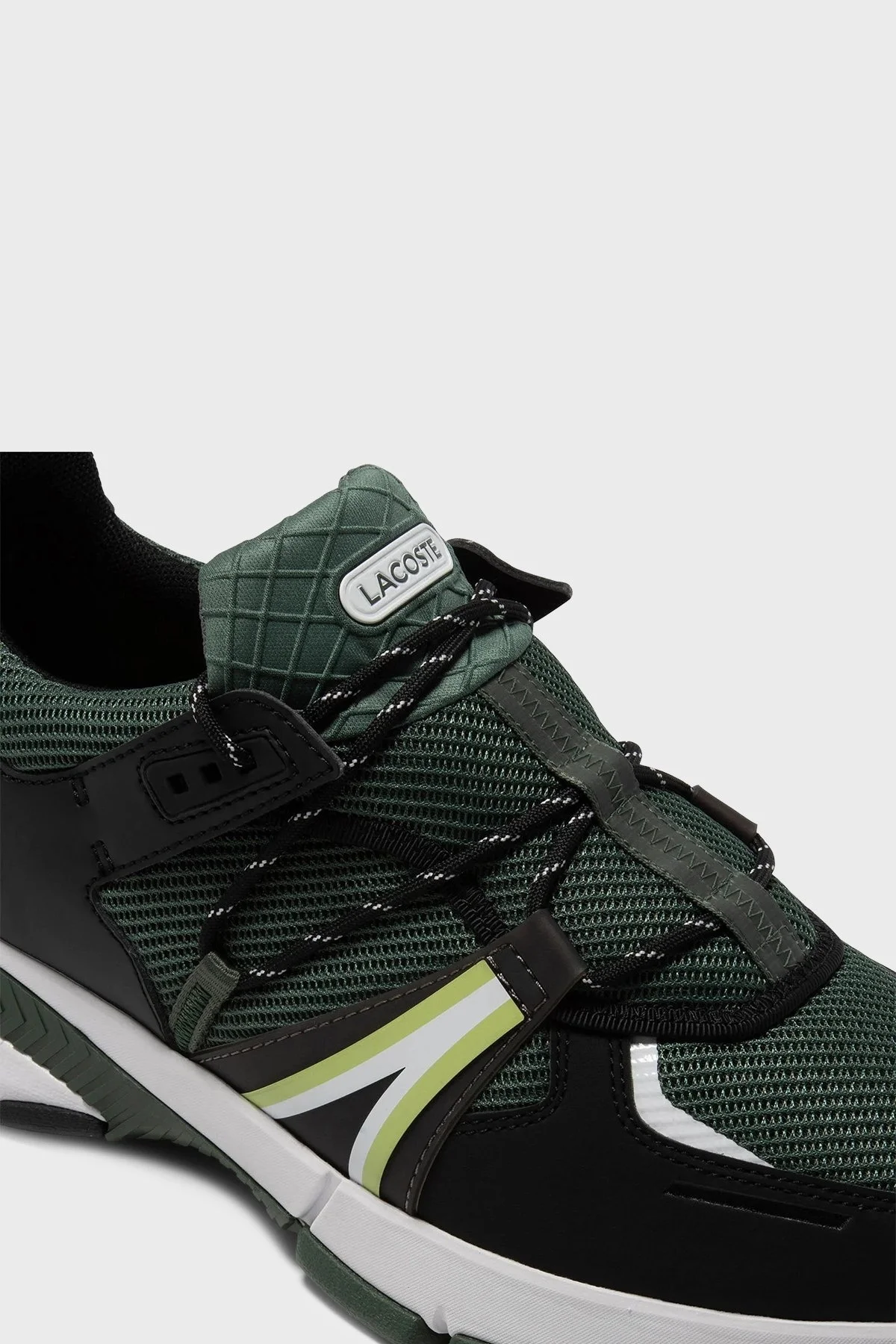 Lacoste Logolu Sneaker Erkek Ayakkabı 746SMA0002 GB1 YEŞİL-SİYAH - 6