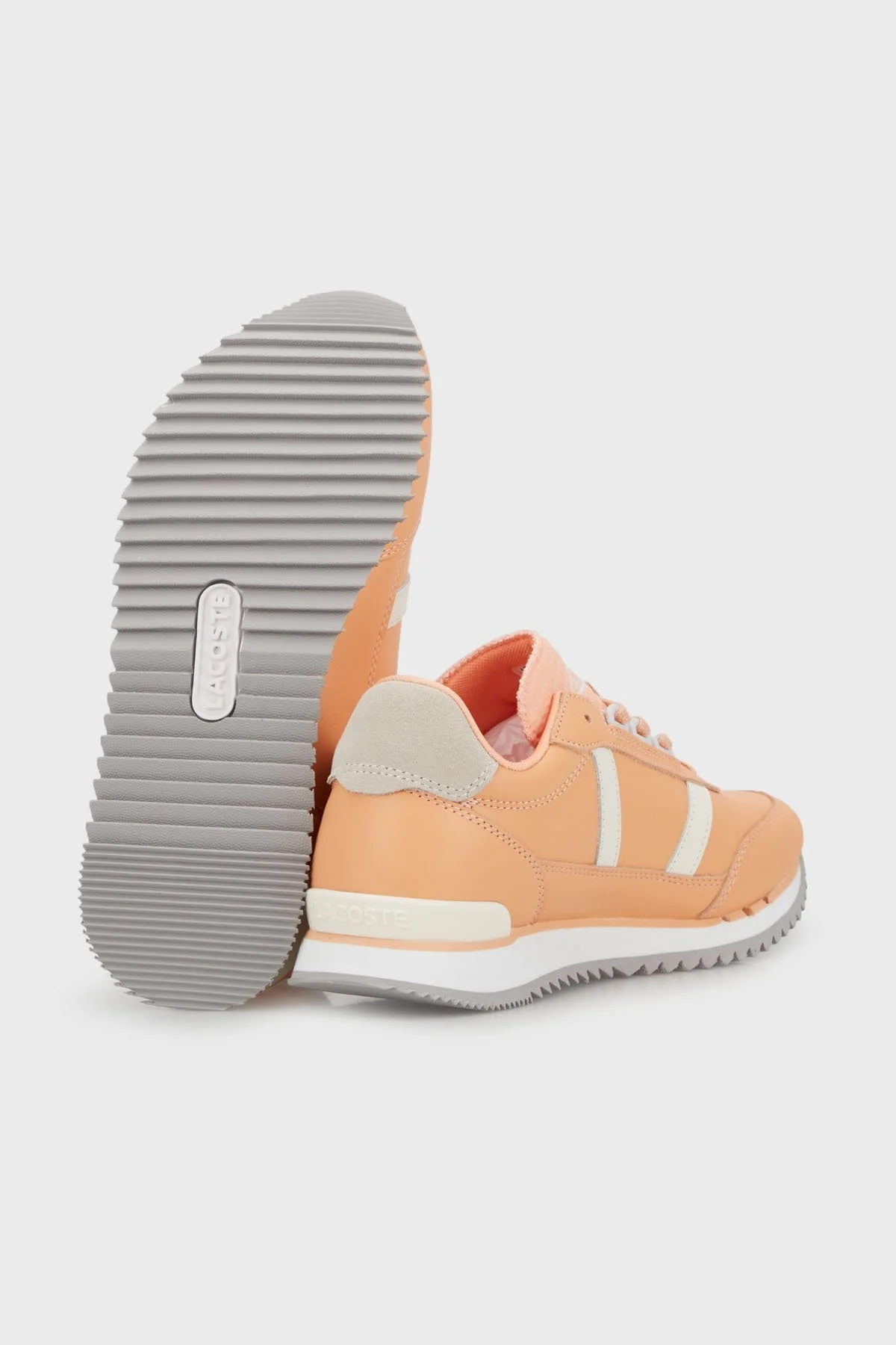 Lacoste Partner Günlük Spor Bayan Ayakkabı 745SFA0007T M2W Orange-Beyaz - 4