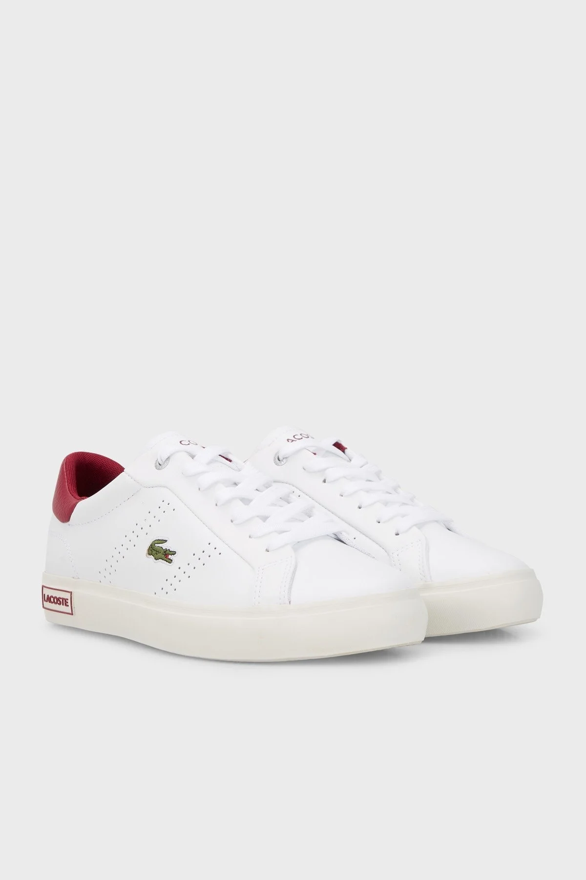 Lacoste Powercourt Sneaker Erkek Ayakkabı 745SMA0041 286 BEYAZ - 3