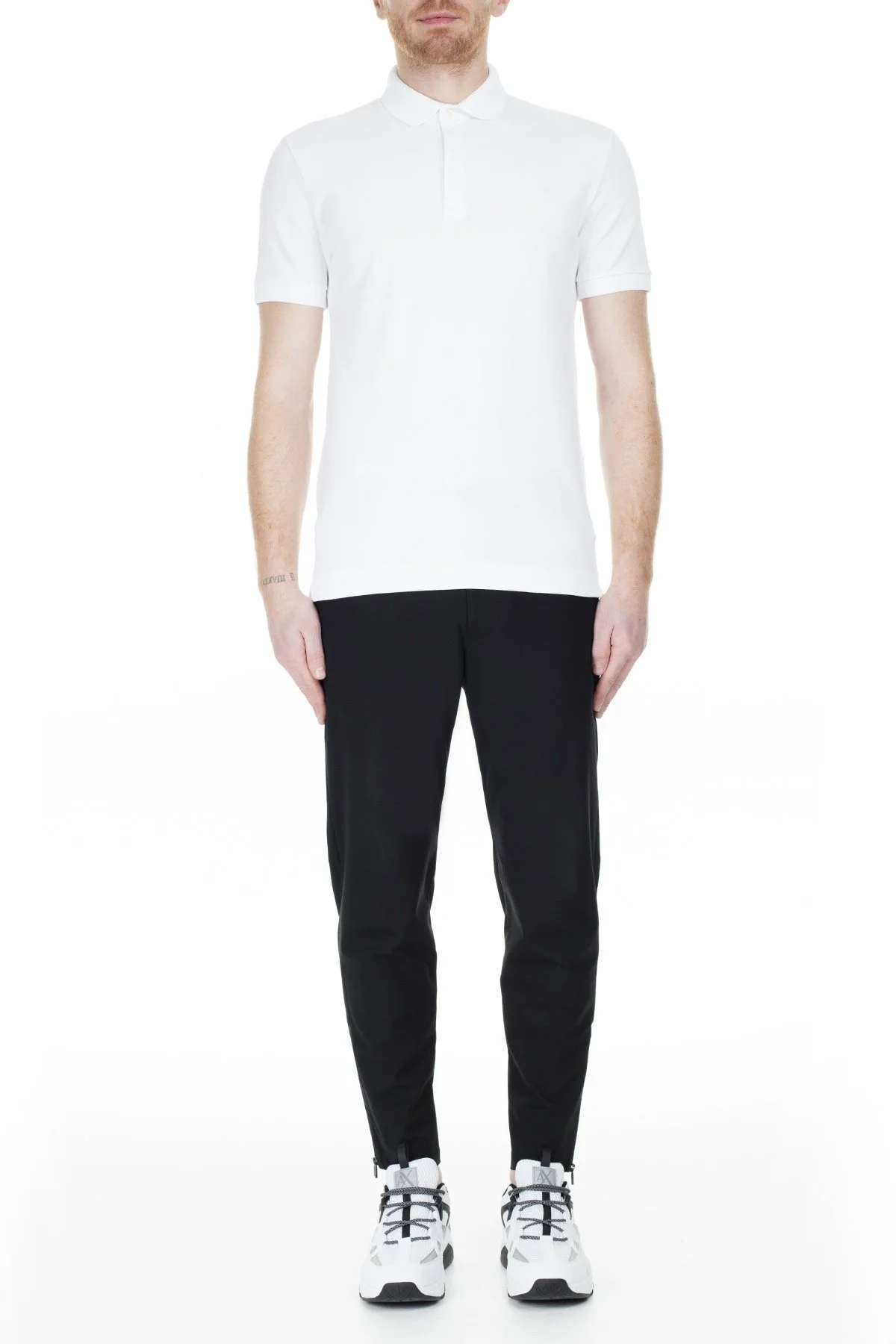 Lacoste Pamuklu Regular Fit T Shirt Erkek Polo PH5522 001 BEYAZ - 5