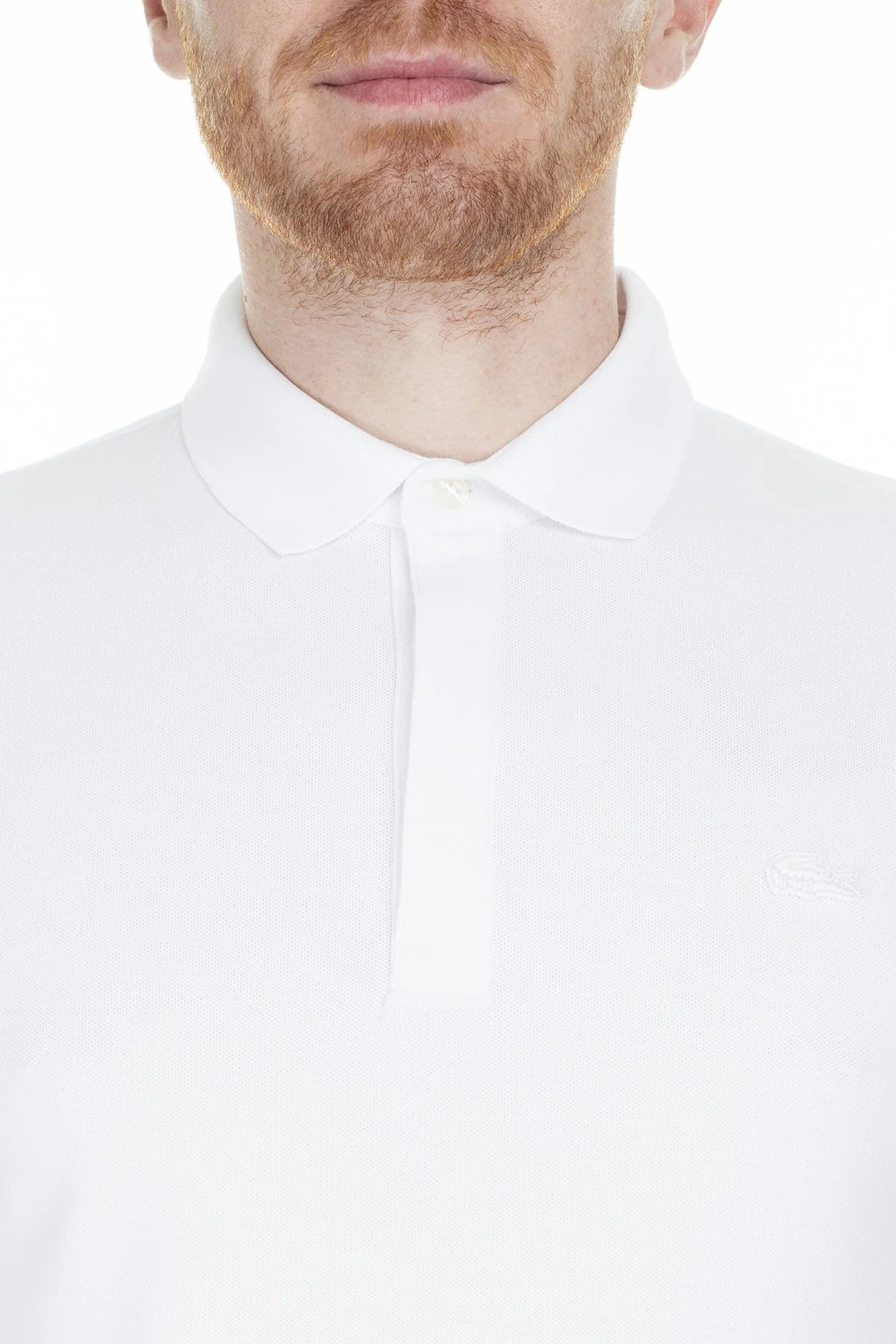 Lacoste Pamuklu Regular Fit T Shirt Erkek Polo PH5522 001 BEYAZ - 6