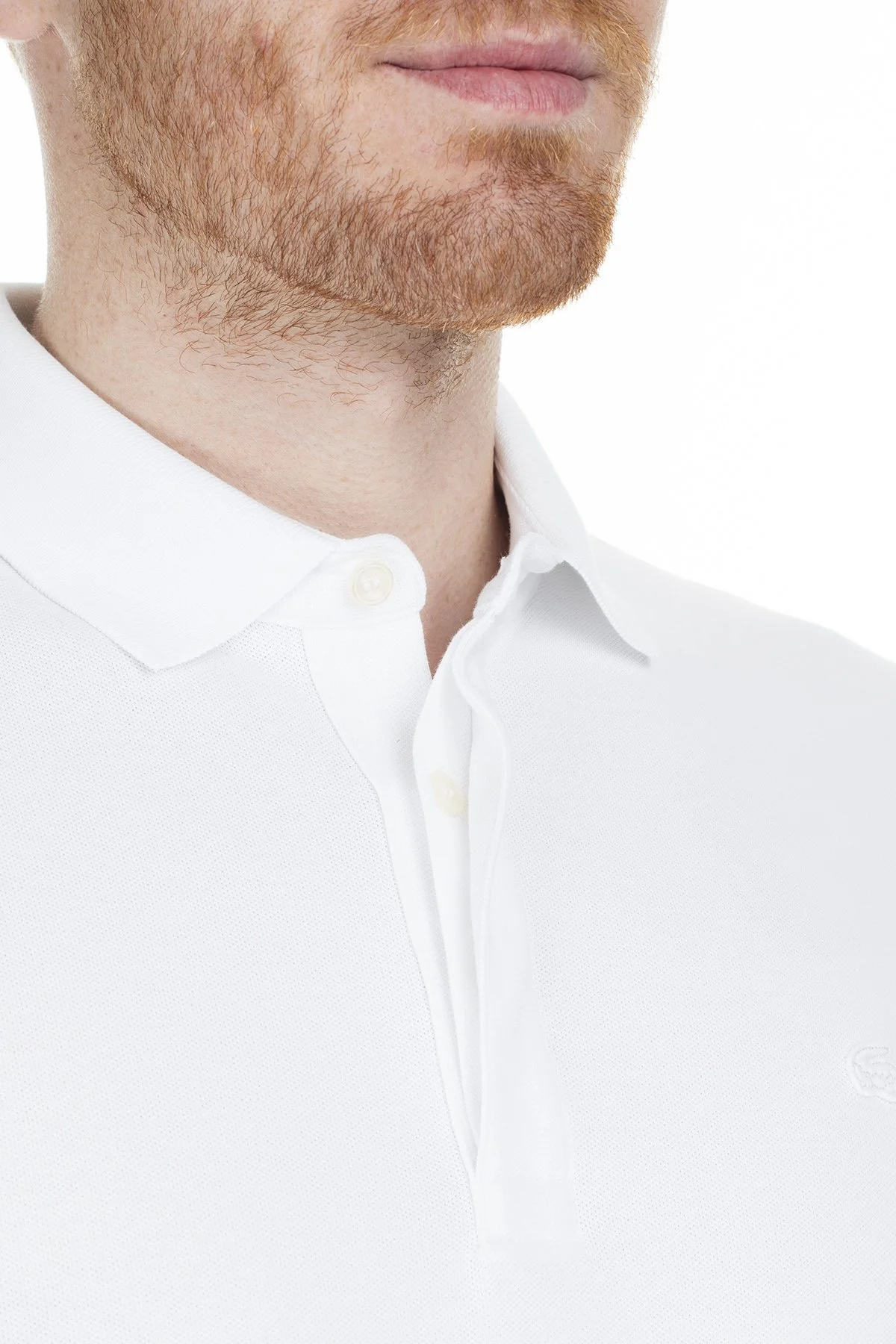 Lacoste Pamuklu Regular Fit T Shirt Erkek Polo PH5522 001 BEYAZ - 7