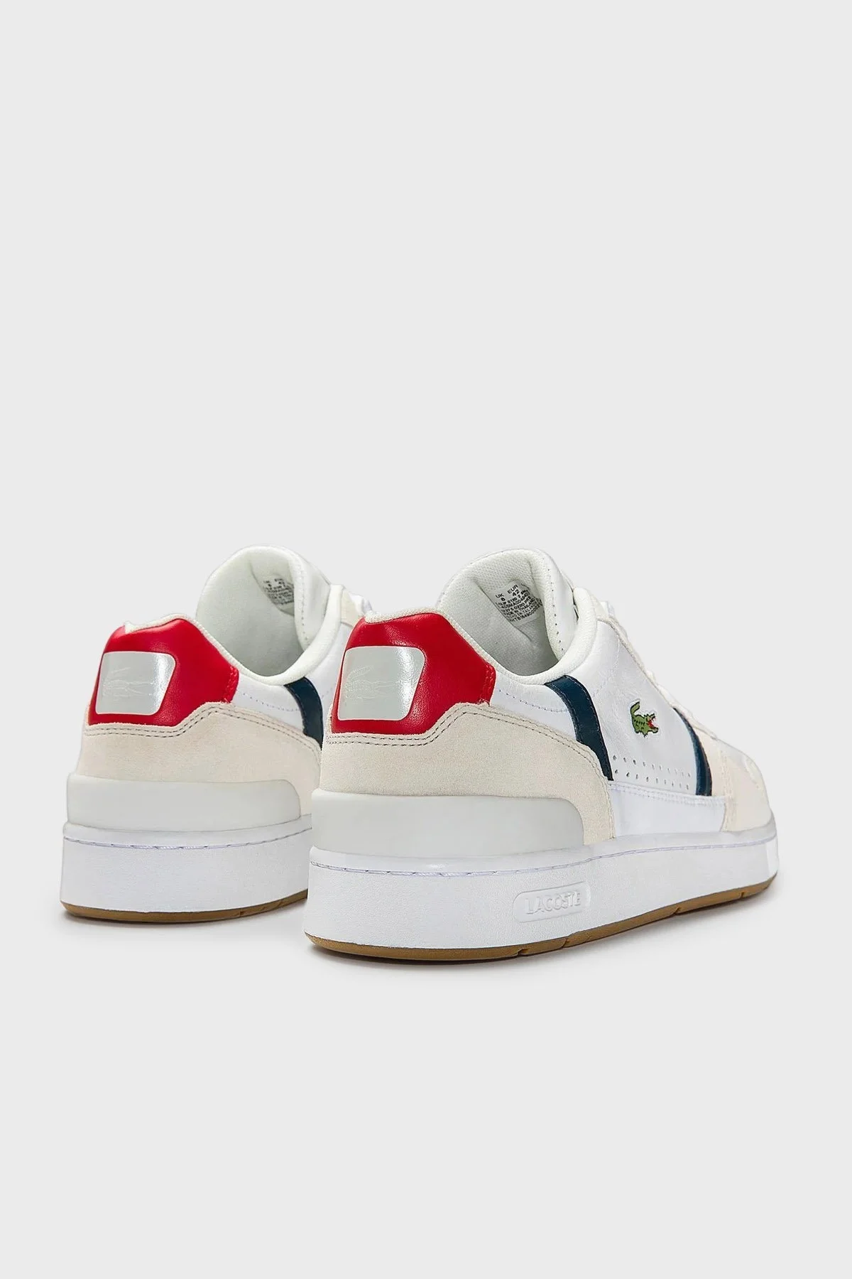 Lacoste Süet Sneaker Erkek Ayakkabı 740SMA0048 407 BEYAZ-LACİVERT - 3