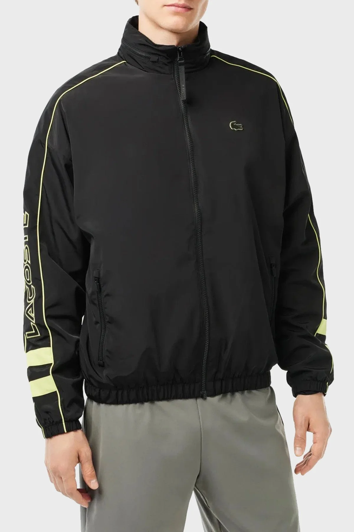 Lacoste Suya Dayanıklı Regular Fit Gizli Kapüşonlu Erkek Mont BH1607 6VT SİYAH - 1