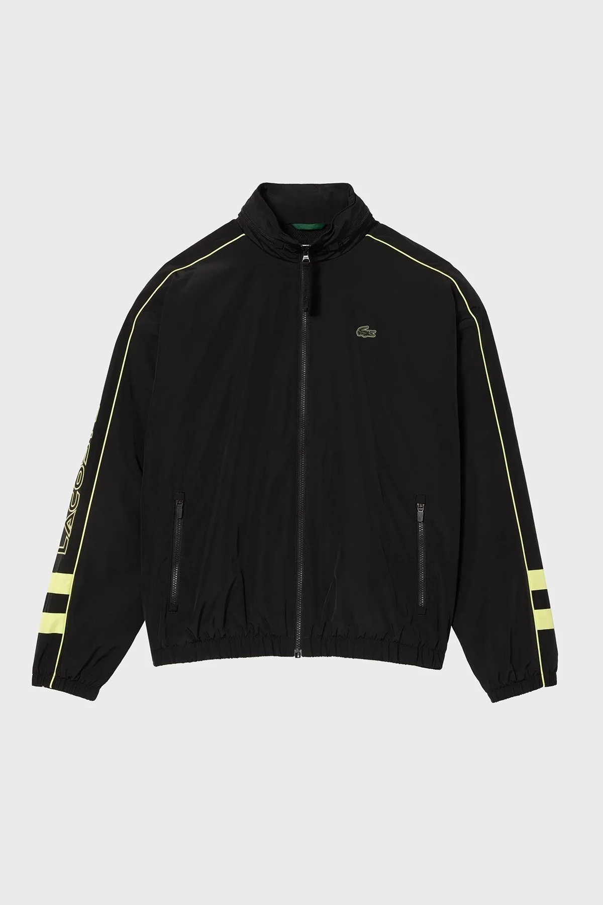 Lacoste Suya Dayanıklı Regular Fit Gizli Kapüşonlu Erkek Mont BH1607 6VT SİYAH - 4