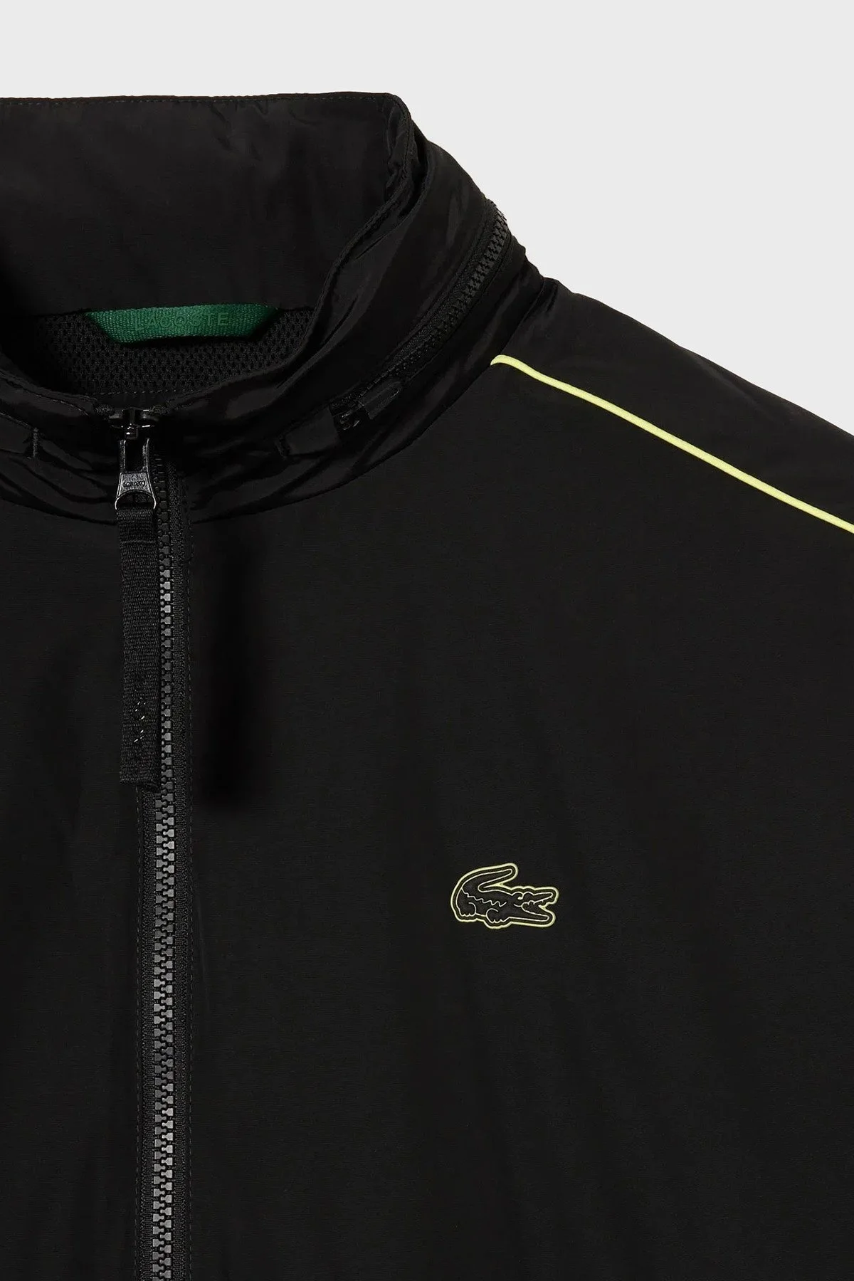 Lacoste Suya Dayanıklı Regular Fit Gizli Kapüşonlu Erkek Mont BH1607 6VT SİYAH - 6