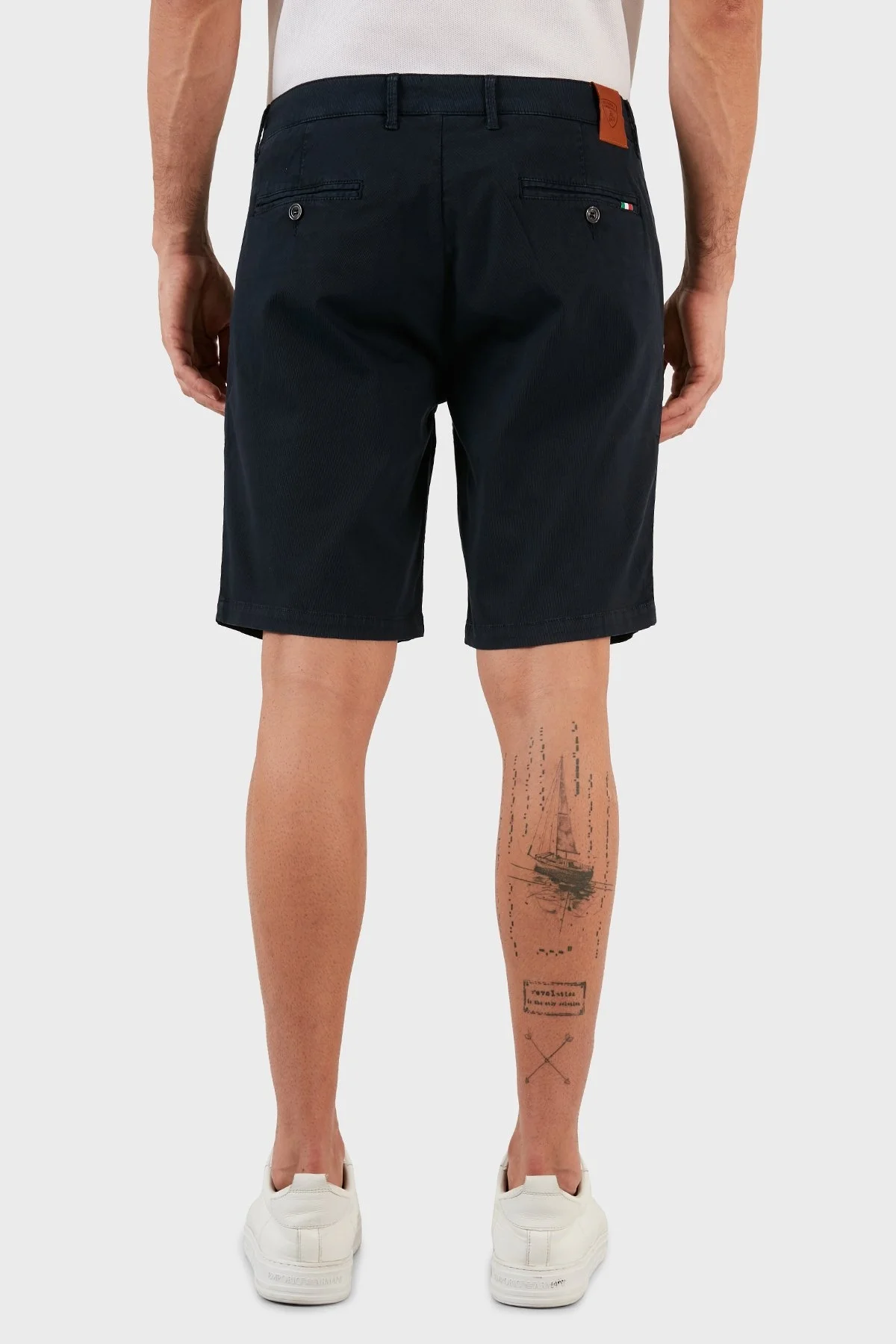 Lamborghini Pamuklu Regular Fit Cepli Erkek Short A4XWB1J465053240 LACİVERT - 6