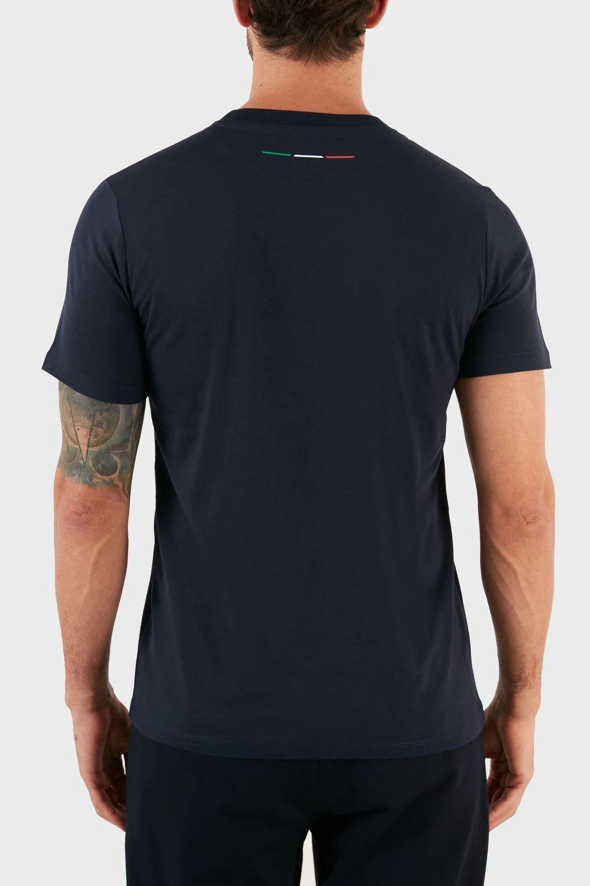 Lamborghini Regular Fit Bisiklet Yaka % 100 Pamuk Erkek T Shirt B3XWB7T130431240 LACİVERT - 4