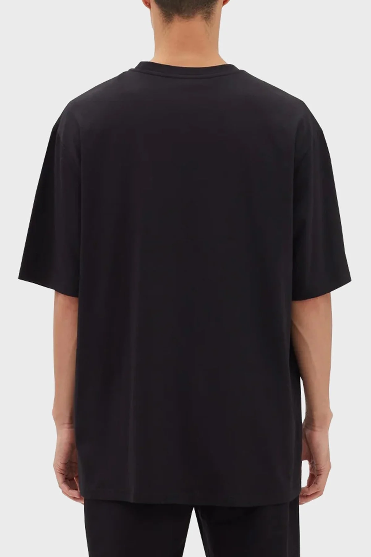 Les Benjamins % 100 Pamuk Baskılı Oversize Erkek T Shirt LB23FWFRWMUOT-009 SİYAH - 2