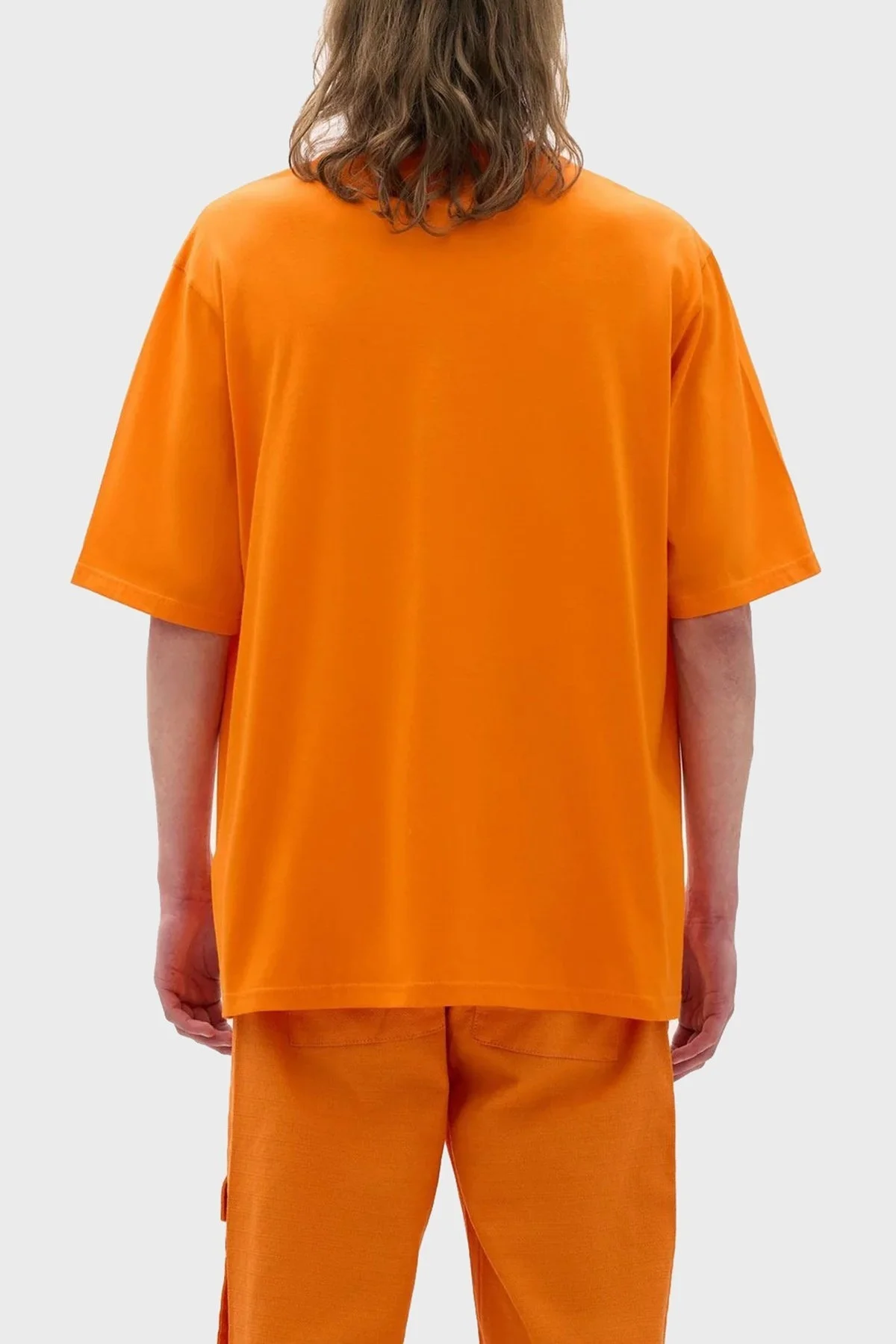 Les Benjamins % 100 Pamuk Oversize Fit Bisiklet Yaka Erkek T Shirt LB23SSHOEMUOT-006 YEŞİL - 4