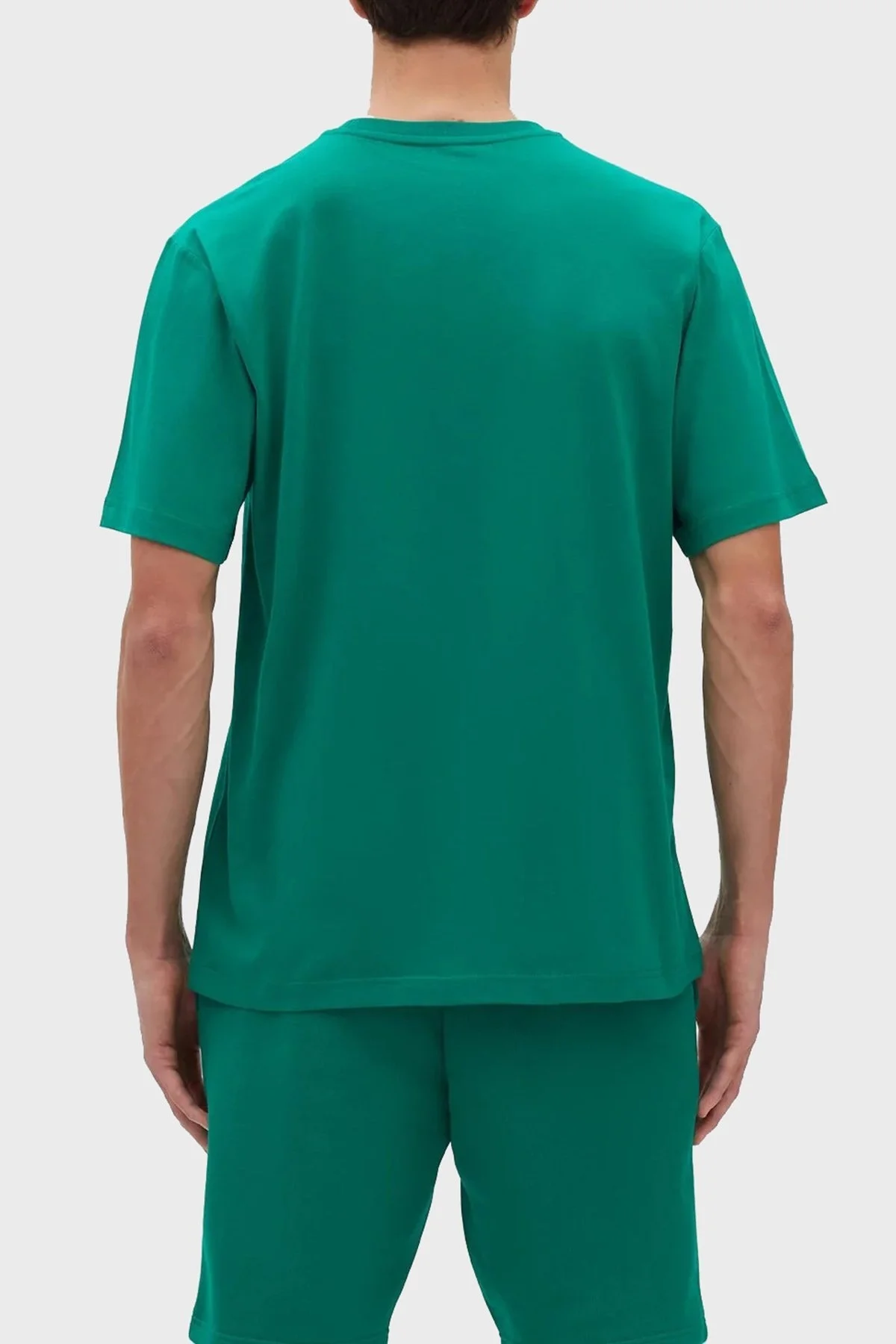 Les Benjamins % 100 Pamuk Regular Fit Bisiklet Yaka Erkek T Shirt LB23SSESSMUTS-301 YEŞİL - 4