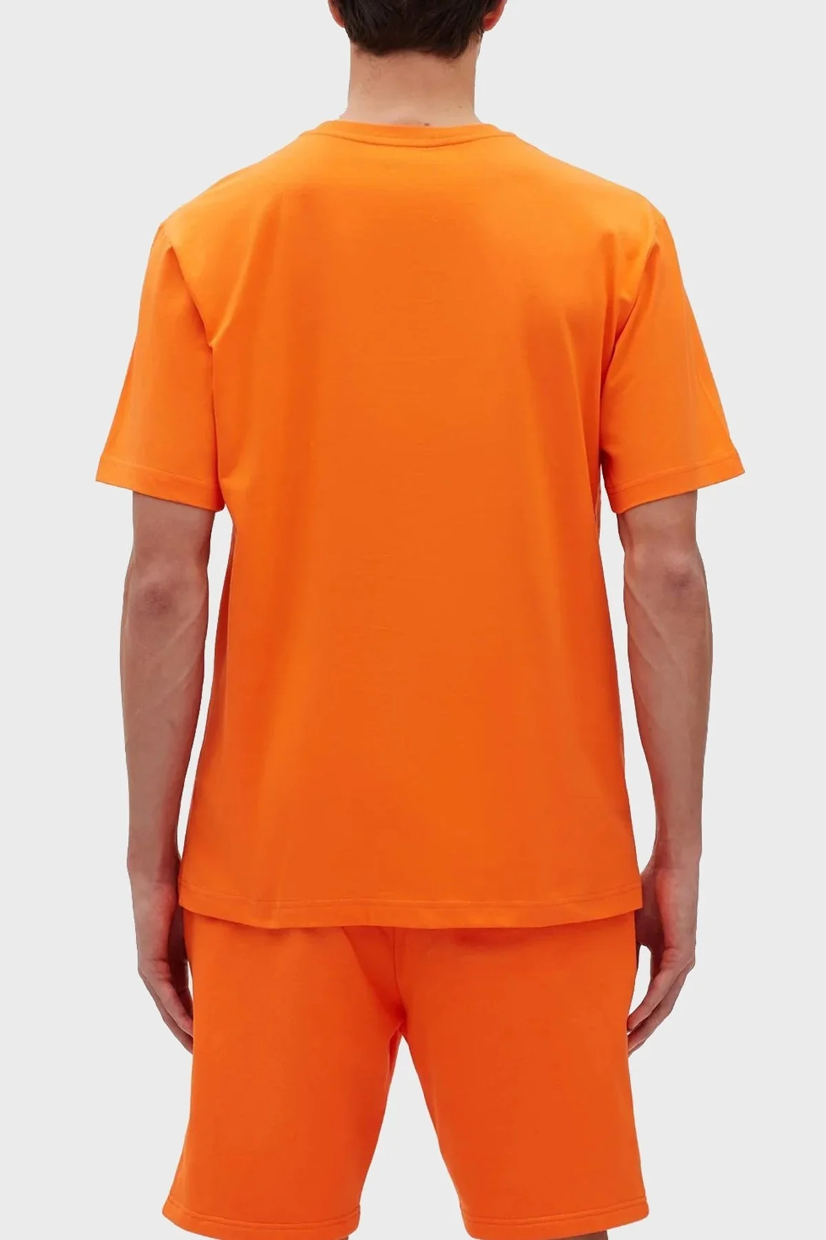 Les Benjamins % 100 Pamuk Regular Fit Bisiklet Yaka Erkek T Shirt LB23SSESSMUTS-302 TURUNCU - 4