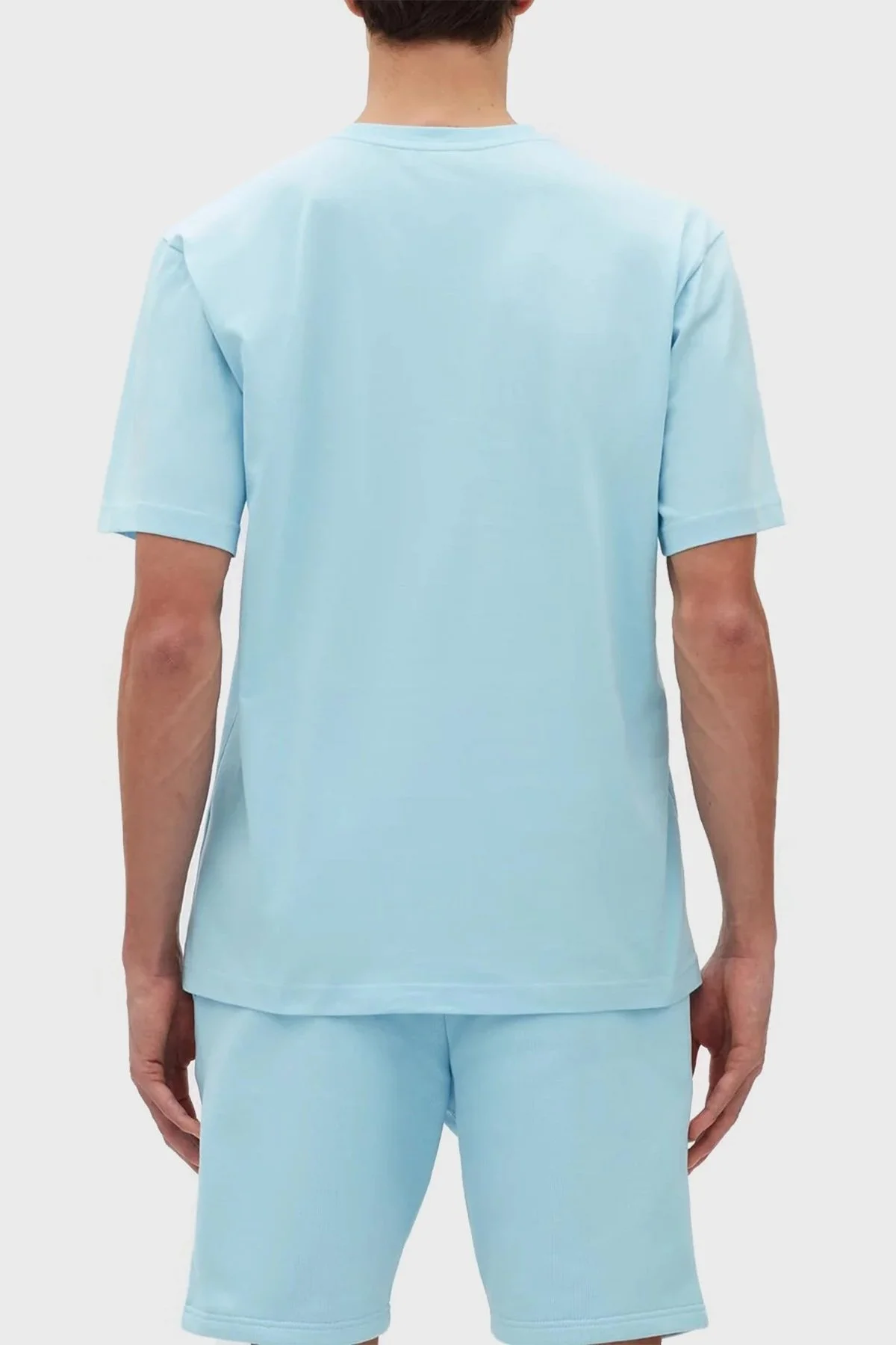 Les Benjamins % 100 Pamuk Regular Fit Bisiklet Yaka Erkek T Shirt LB23SSESSMUTS-303 MAVİ - 3