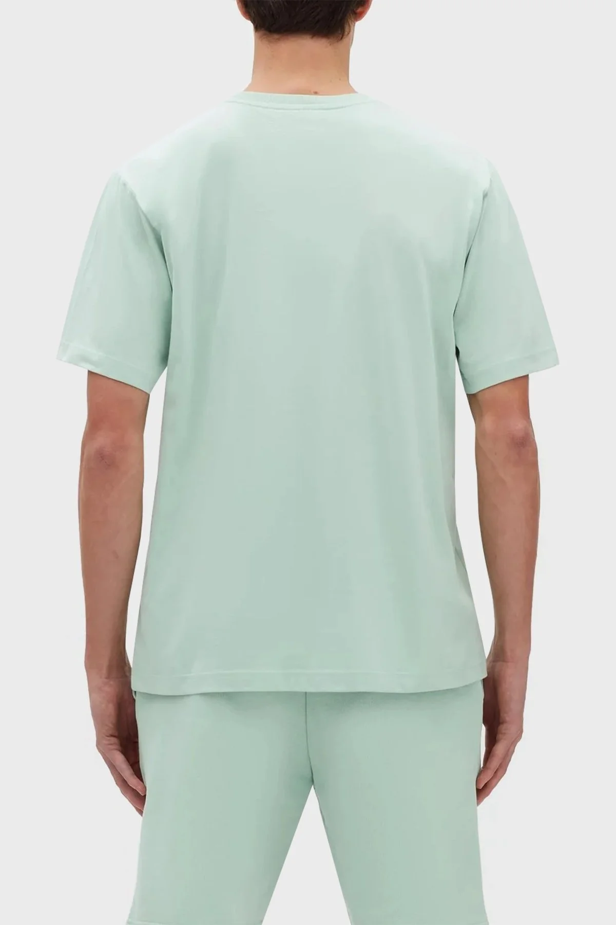 Les Benjamins % 100 Pamuk Regular Fit Bisiklet Yaka Erkek T Shirt LB23SSESSMUTS-304 YEŞİL - 4