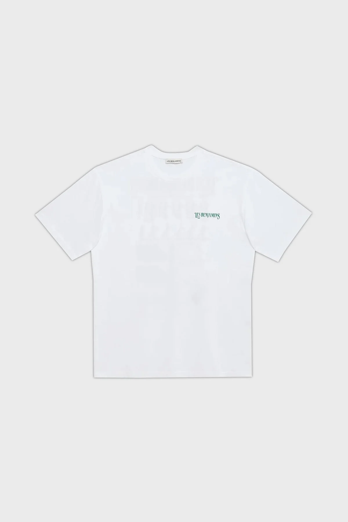 Les Benjamins % 100 Pamuk Regular Fit Bisiklet Yaka Erkek T Shirt LB23SSHOEMUTS-003 BEYAZ - 8