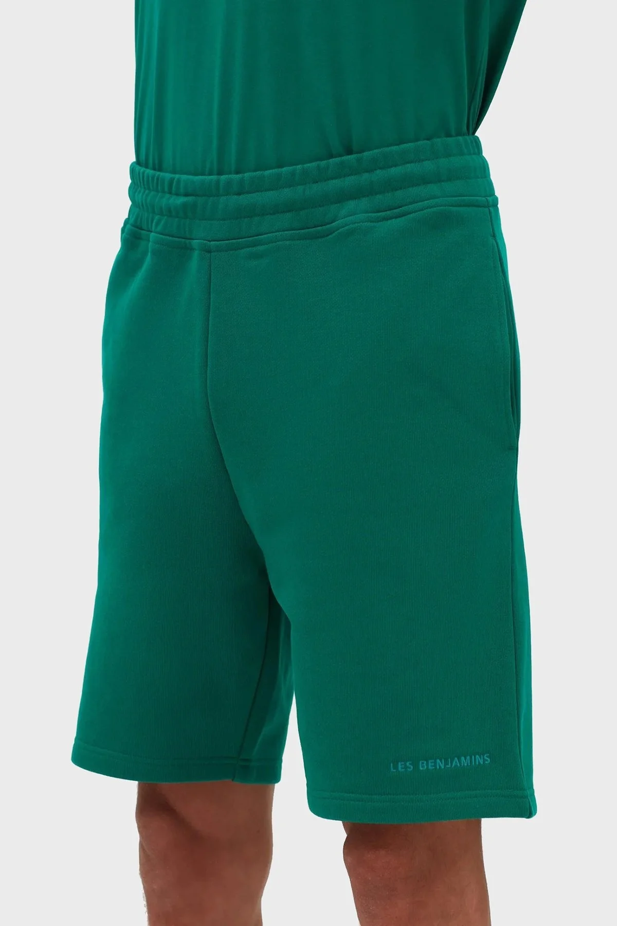 Les Benjamins % 100 Pamuk Regular Fit Cepli Erkek Short LB23SSESSMUSO-301 YEŞİL - 3