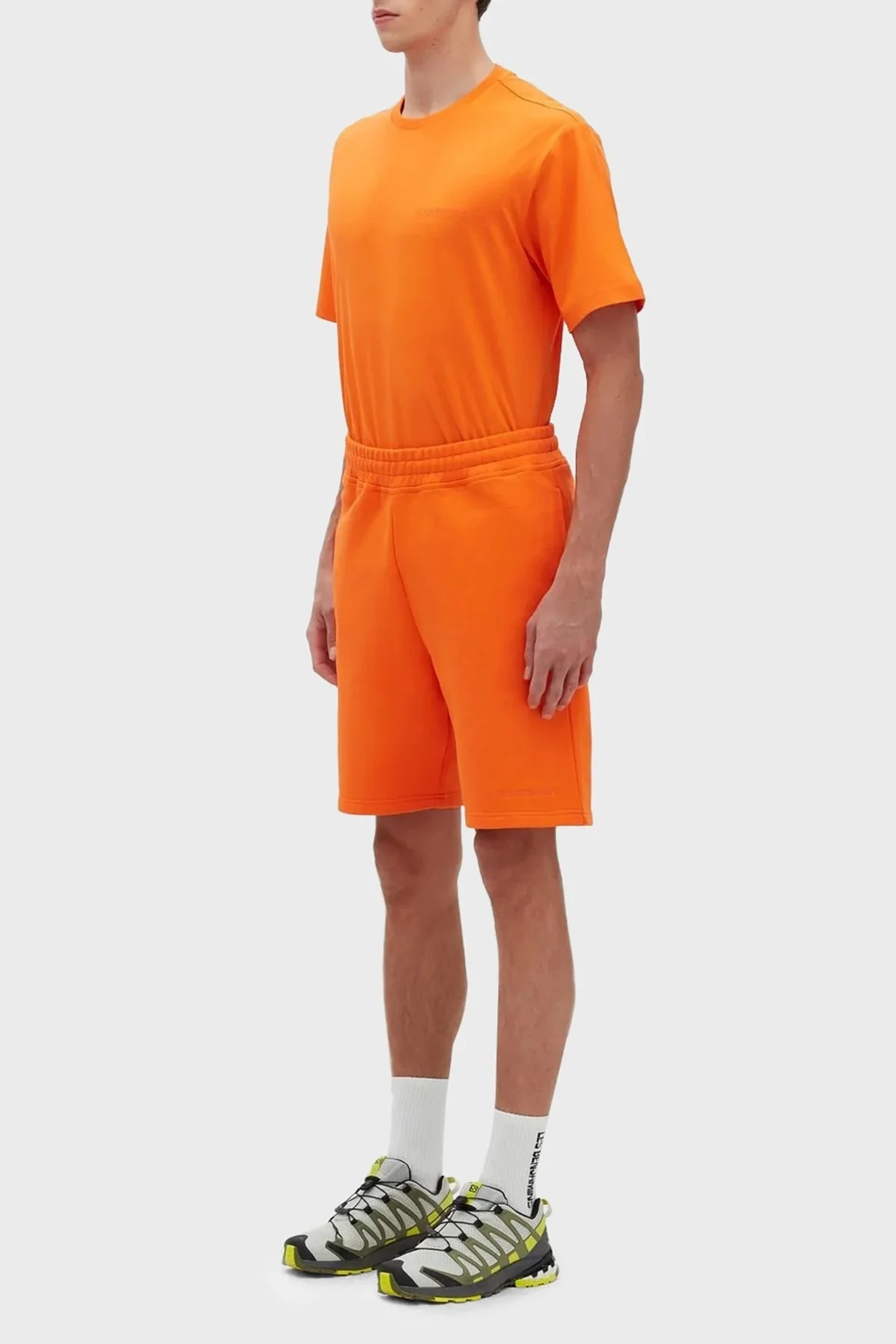 Les Benjamins % 100 Pamuk Regular Fit Cepli Erkek Short LB23SSESSMUSO-302 TURUNCU - 4