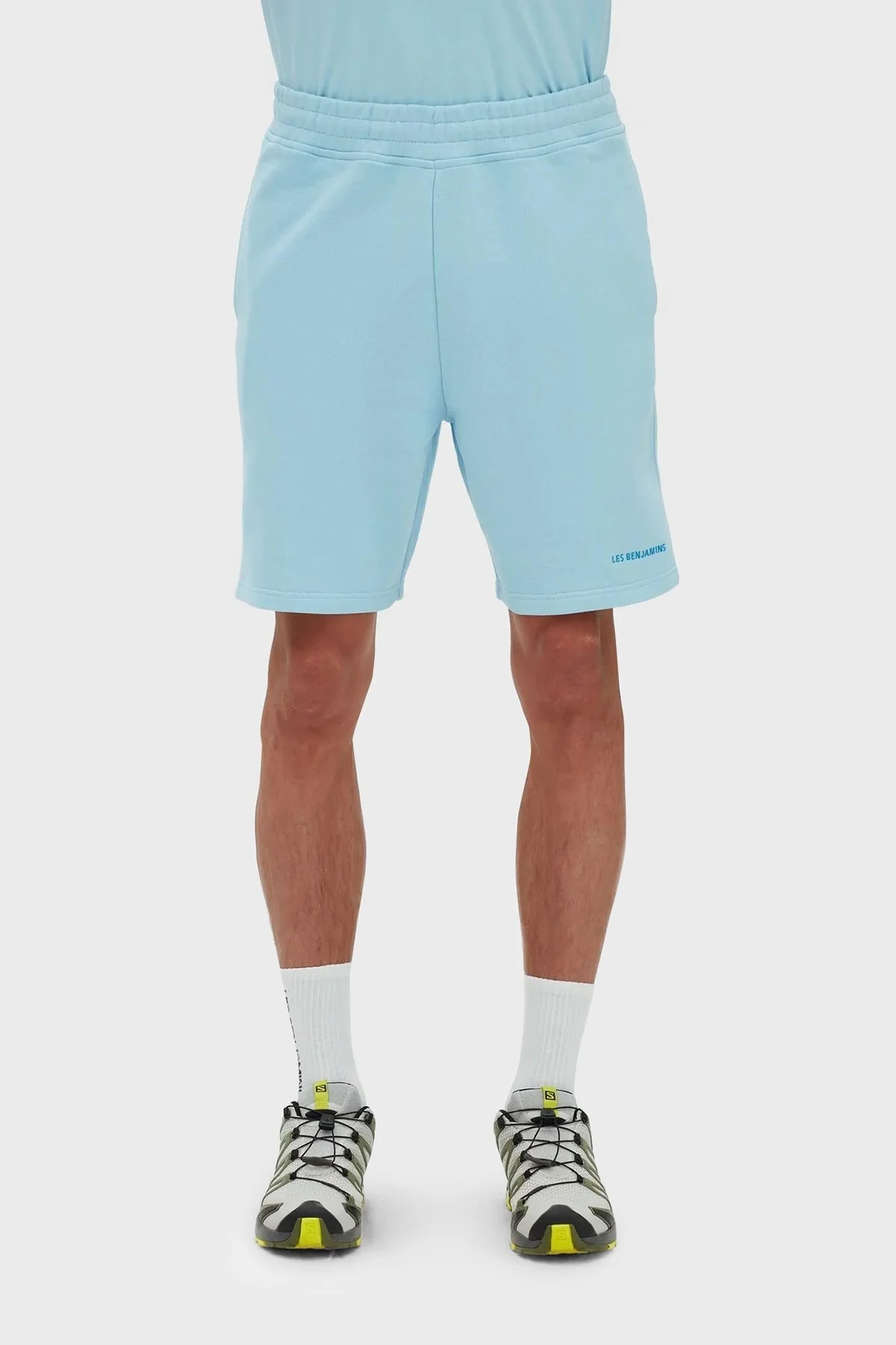 Les Benjamins % 100 Pamuk Regular Fit Cepli Erkek Short LB23SSESSMUSO-303 MAVİ - 2