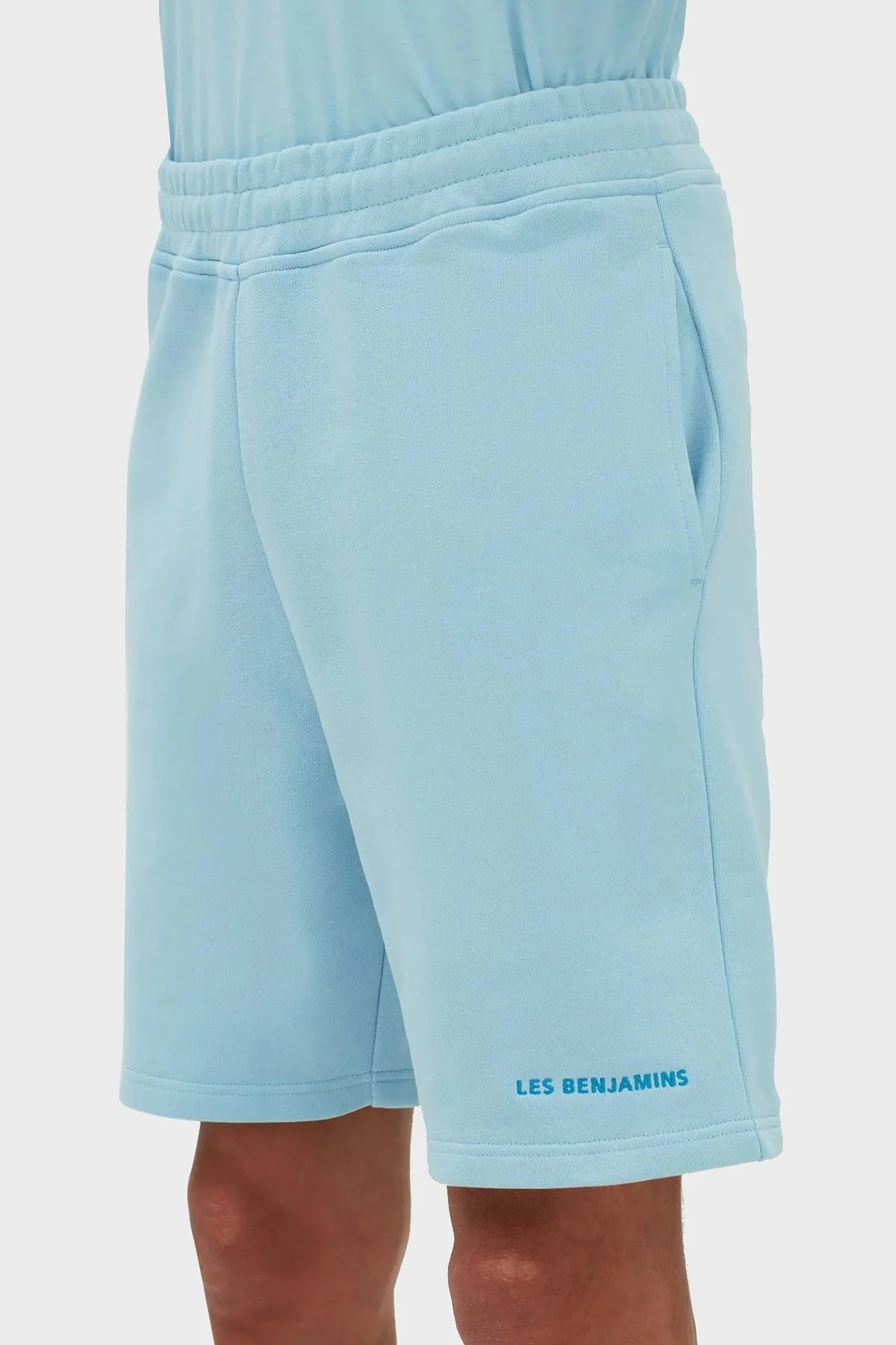 Les Benjamins % 100 Pamuk Regular Fit Cepli Erkek Short LB23SSESSMUSO-303 MAVİ - 3