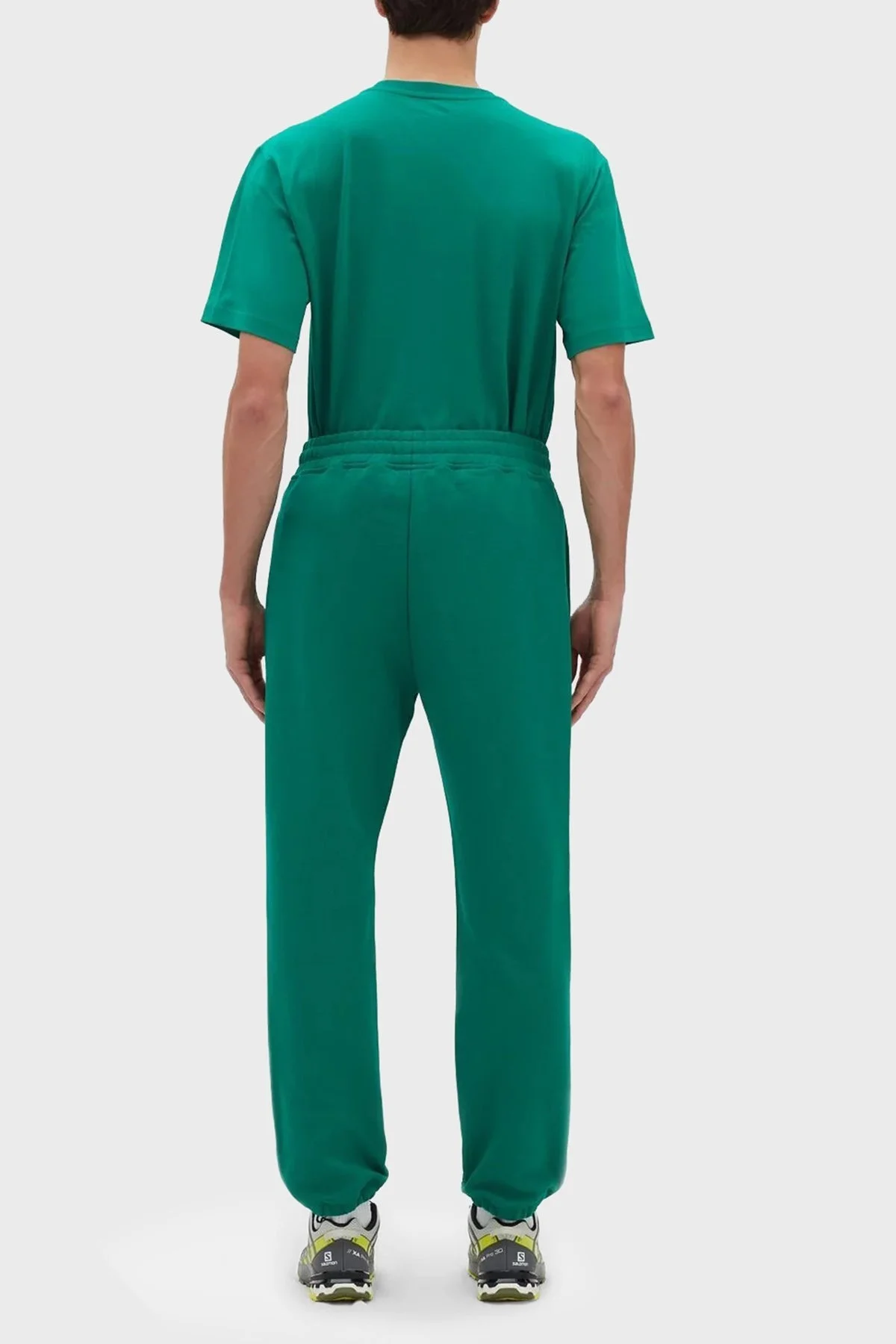 Les Benjamins % 100 Pamuk Regular Fit Cepli Jogger Spor Erkek Pantolon LB23SSESSMUSP-301 YEŞİL - 3