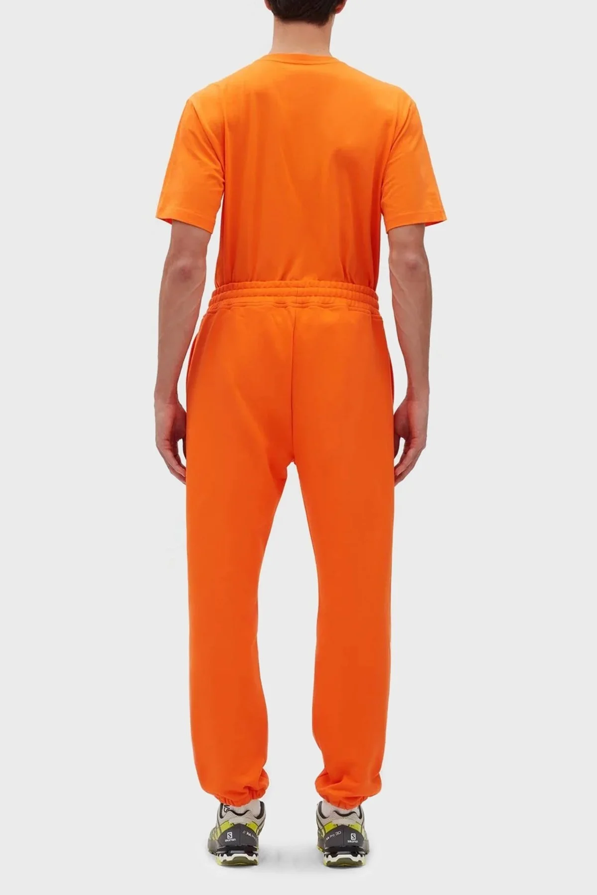 Les Benjamins % 100 Pamuk Regular Fit Cepli Jogger Spor Erkek Pantolon LB23SSESSMUSP-302 TURUNCU - 4