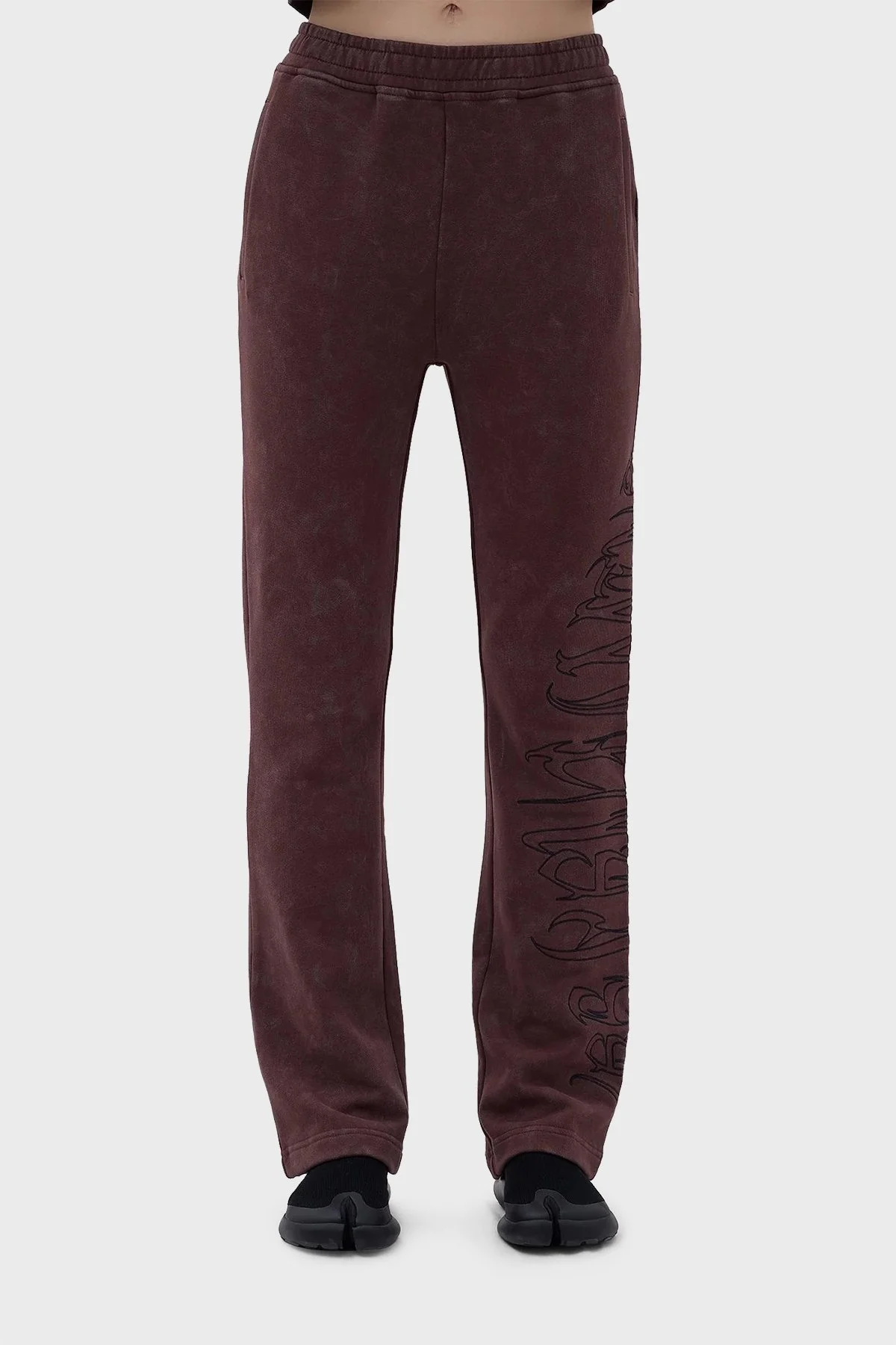 Les Benjamins % 100 Pamuk Regular Fit Elastik Bel Cepli Bayan Pantolon LB23FWFRWFUSP-001 KAHVE - 2
