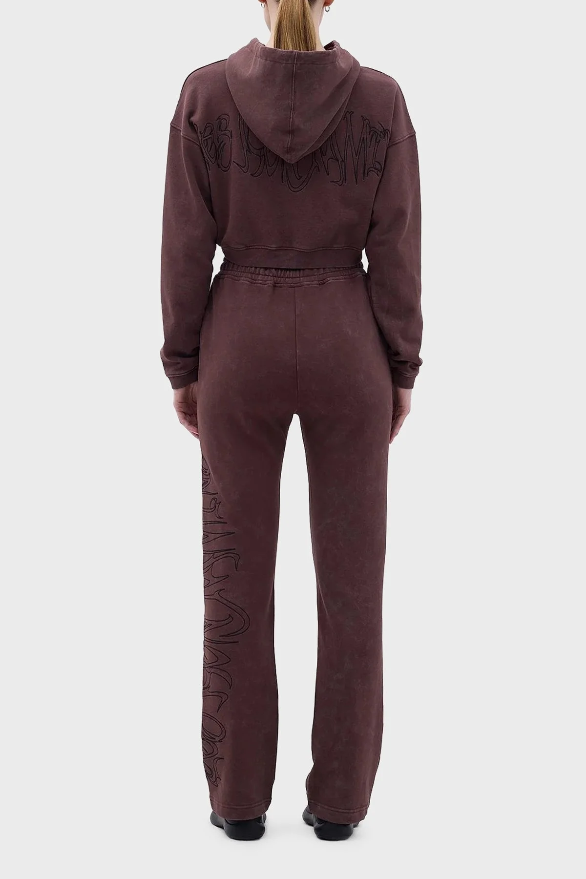 Les Benjamins % 100 Pamuk Regular Fit Elastik Bel Cepli Bayan Pantolon LB23FWFRWFUSP-001 KAHVE - 3