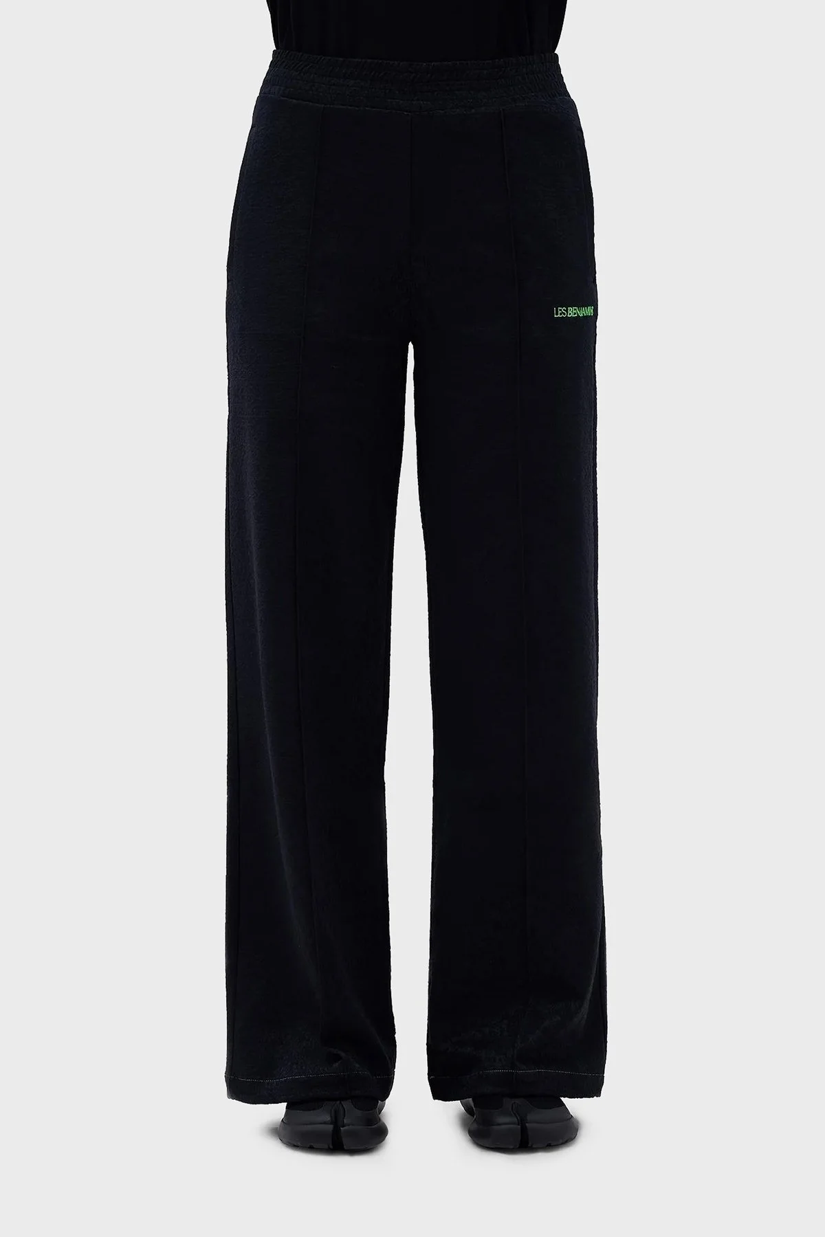 Les Benjamins % 100 Pamuk Regular Fit Elastik Bel Cepli Bayan Pantolon LB23FWFRWFUSP-007 SİYAH - 2