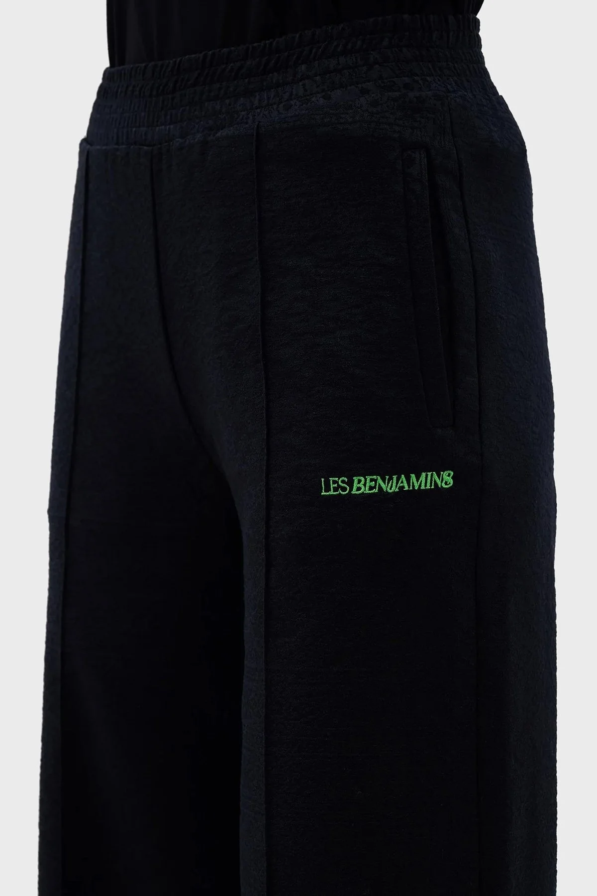 Les Benjamins % 100 Pamuk Regular Fit Elastik Bel Cepli Bayan Pantolon LB23FWFRWFUSP-007 SİYAH - 5
